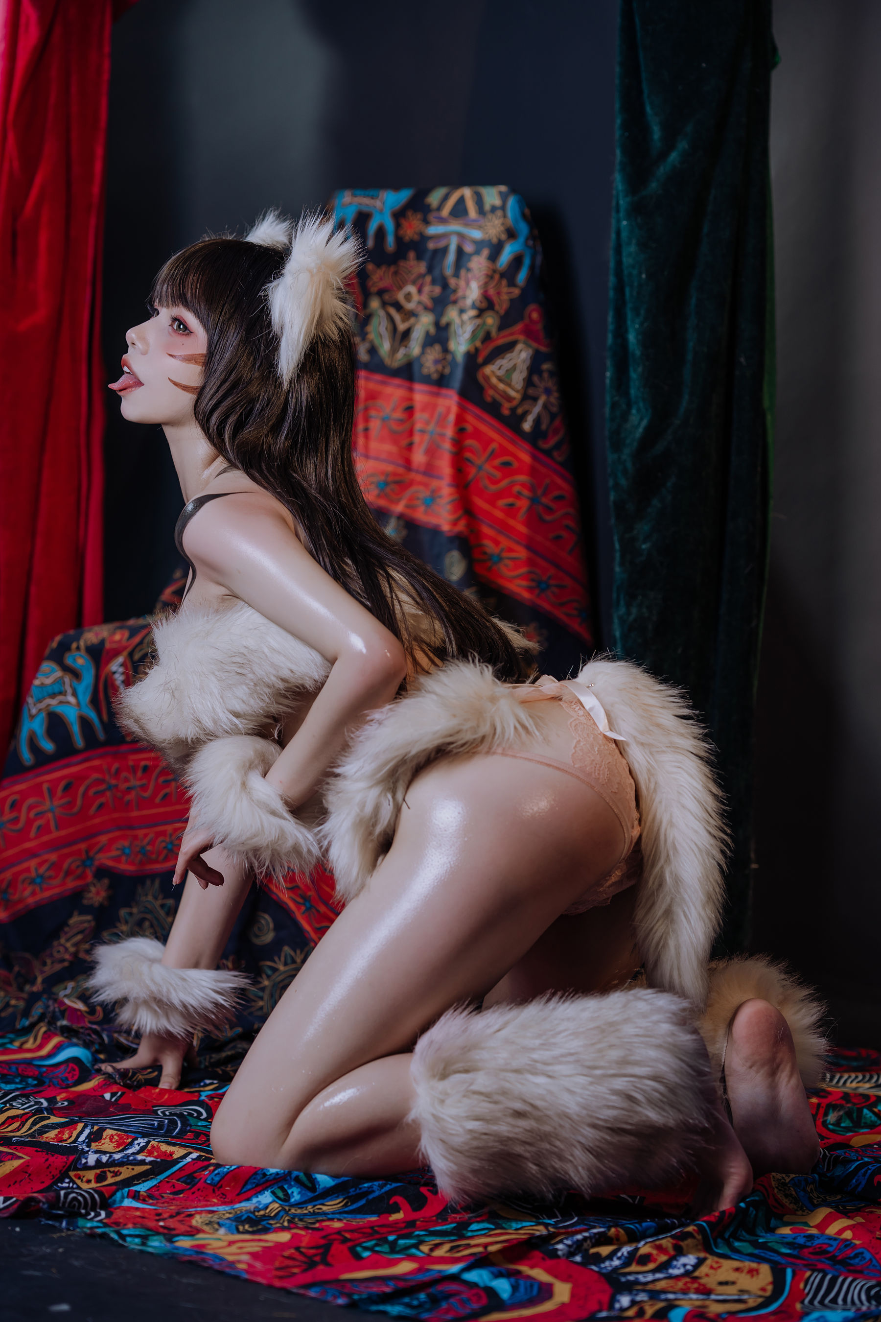 [Cosplay] 七月喵子 – 熊孩子-蕾丝百合网-美图分享,Cosplay美图,私房写真,套图下载