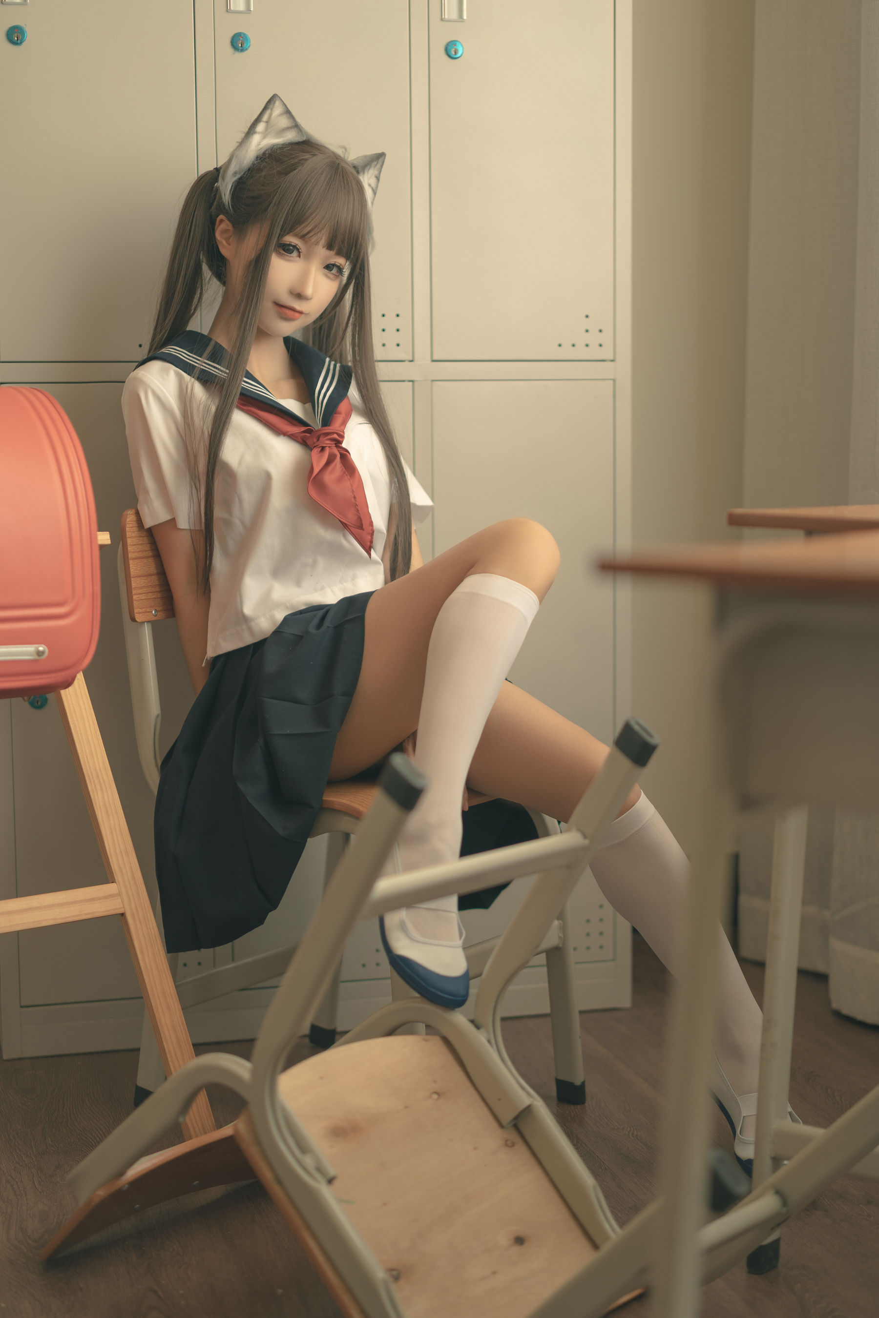 图片[5]-[福利COS] 动漫博主蠢沫沫 – 放学后-蕾丝百合网-美图分享,Cosplay美图,私房写真,套图下载