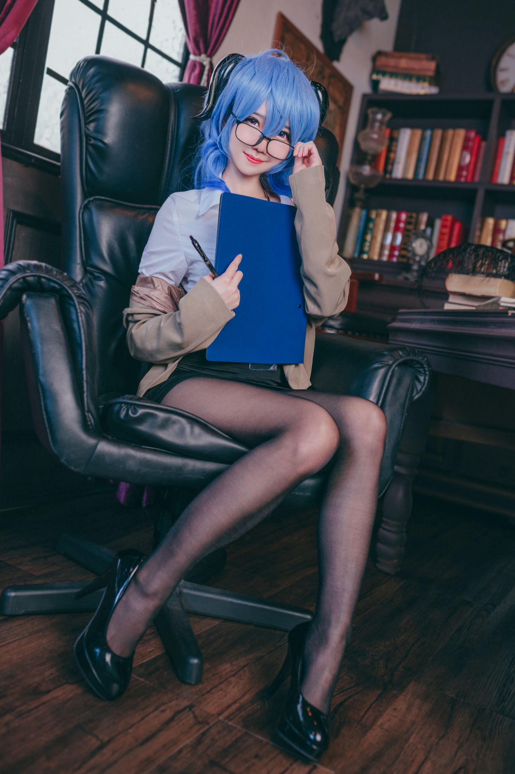 图片[9]-[福利COS] Sally Dorasnow – Ganyu OL-秀臀网-高品质图集网