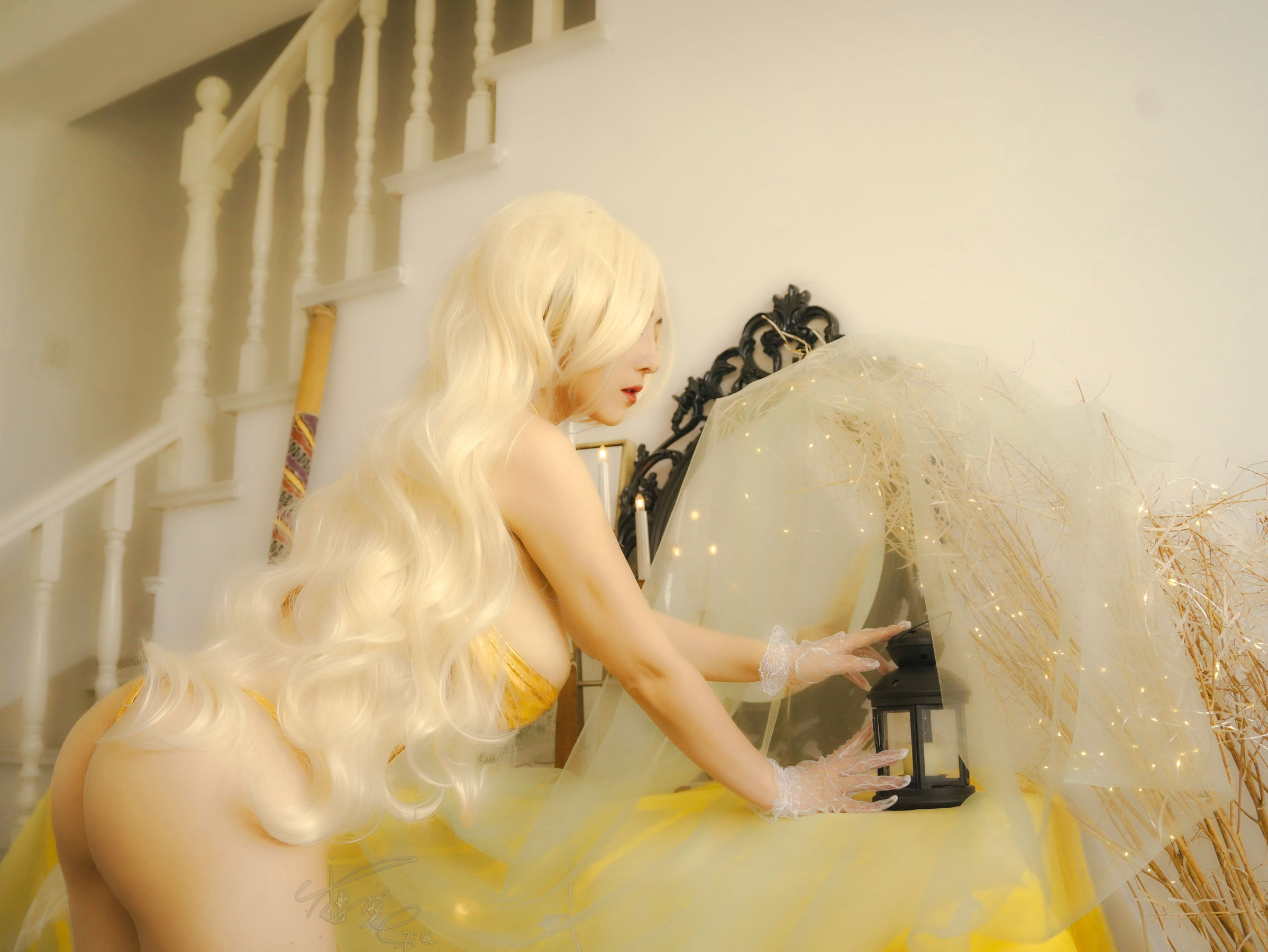 [福利COS] 网络红人樱晚gigi – 金盏花-蕾丝百合网-美图分享,Cosplay美图,私房写真,套图下载