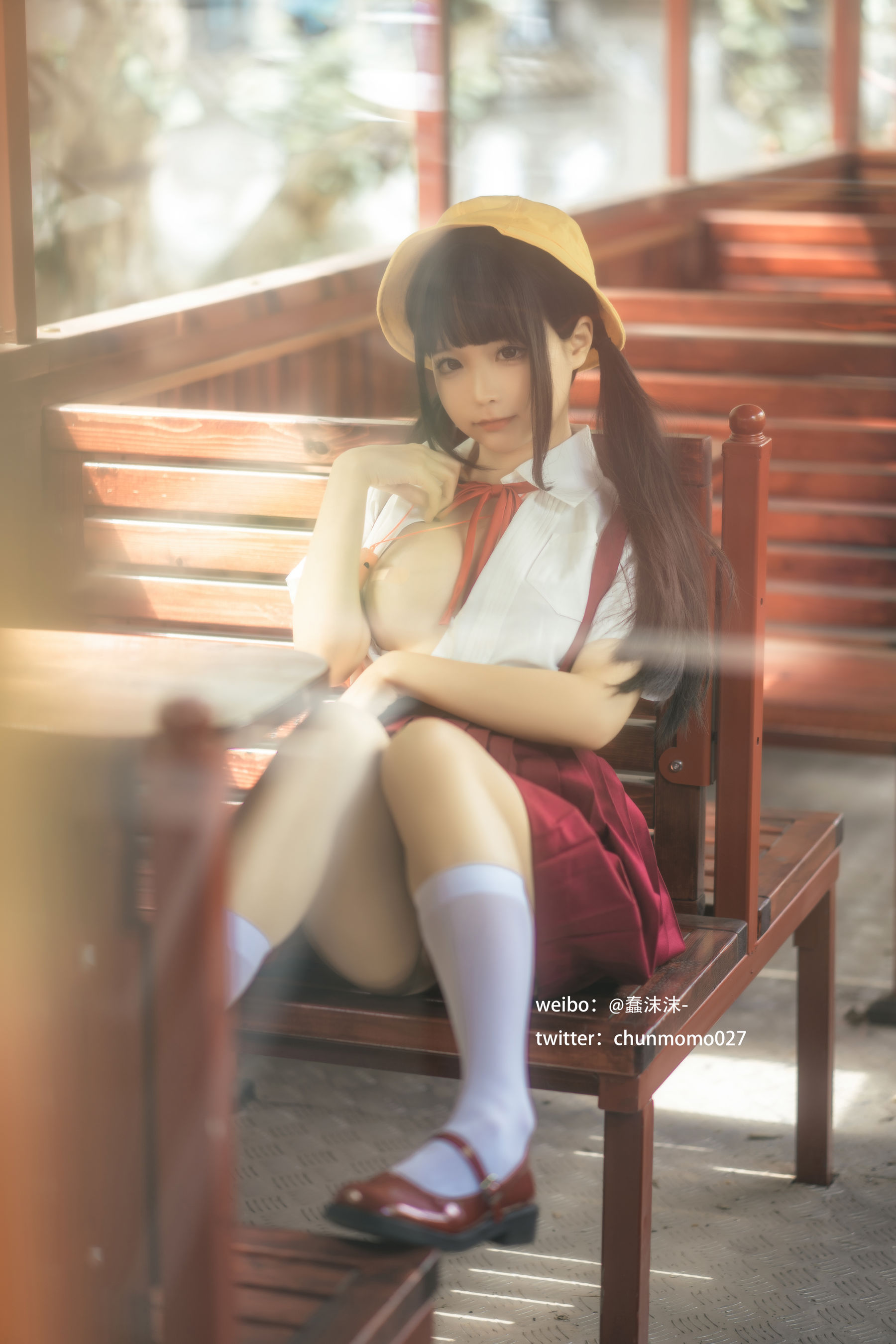 图片[4]-[福利COS] 动漫博主蠢沫沫 – 红火车-蕾丝百合网-美图分享,Cosplay美图,私房写真,套图下载