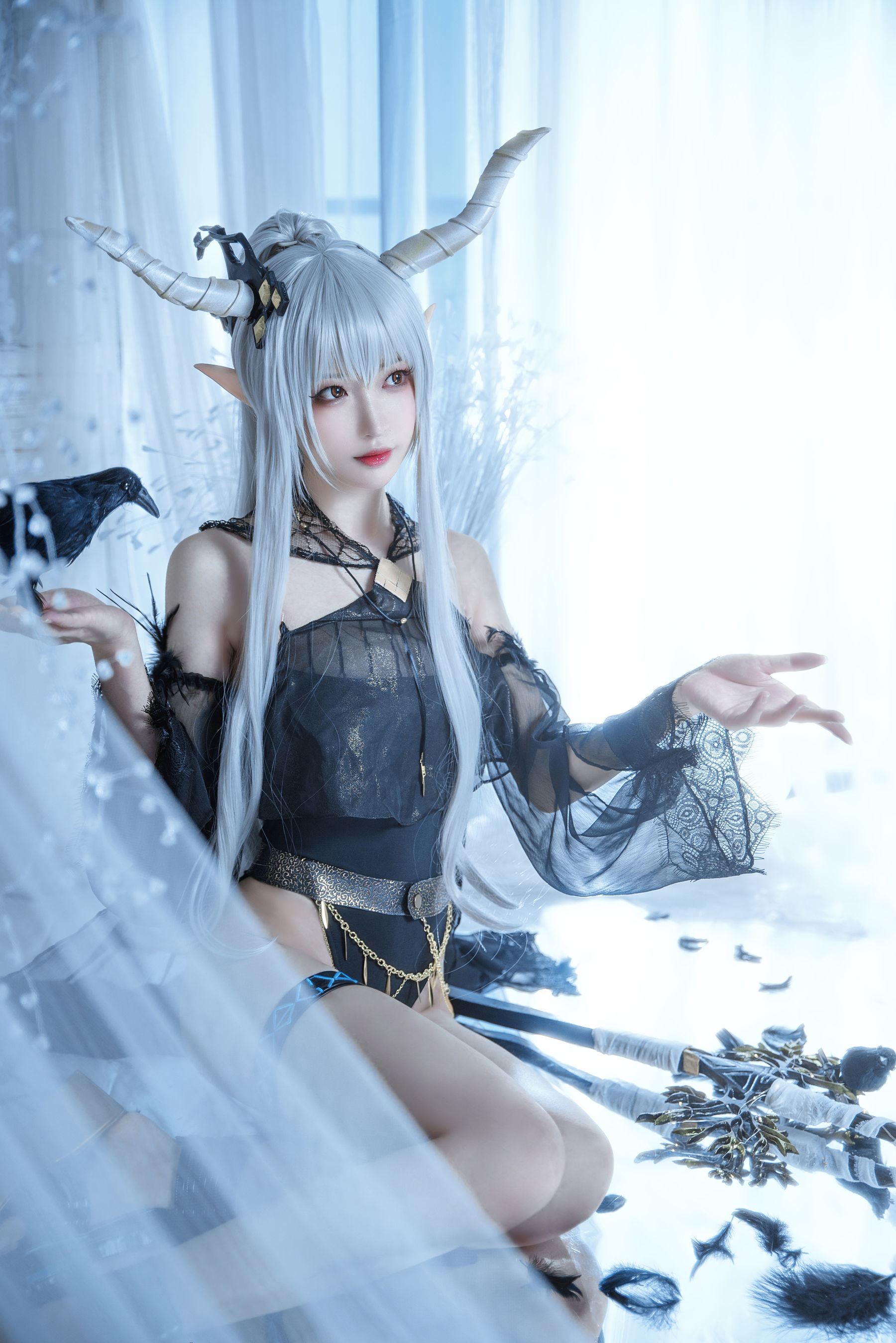 图片[4]-[COS福利] Coser小姐姐南宫 – 闪灵泳装-蕾丝百合网-美图分享,Cosplay美图,私房写真,套图下载