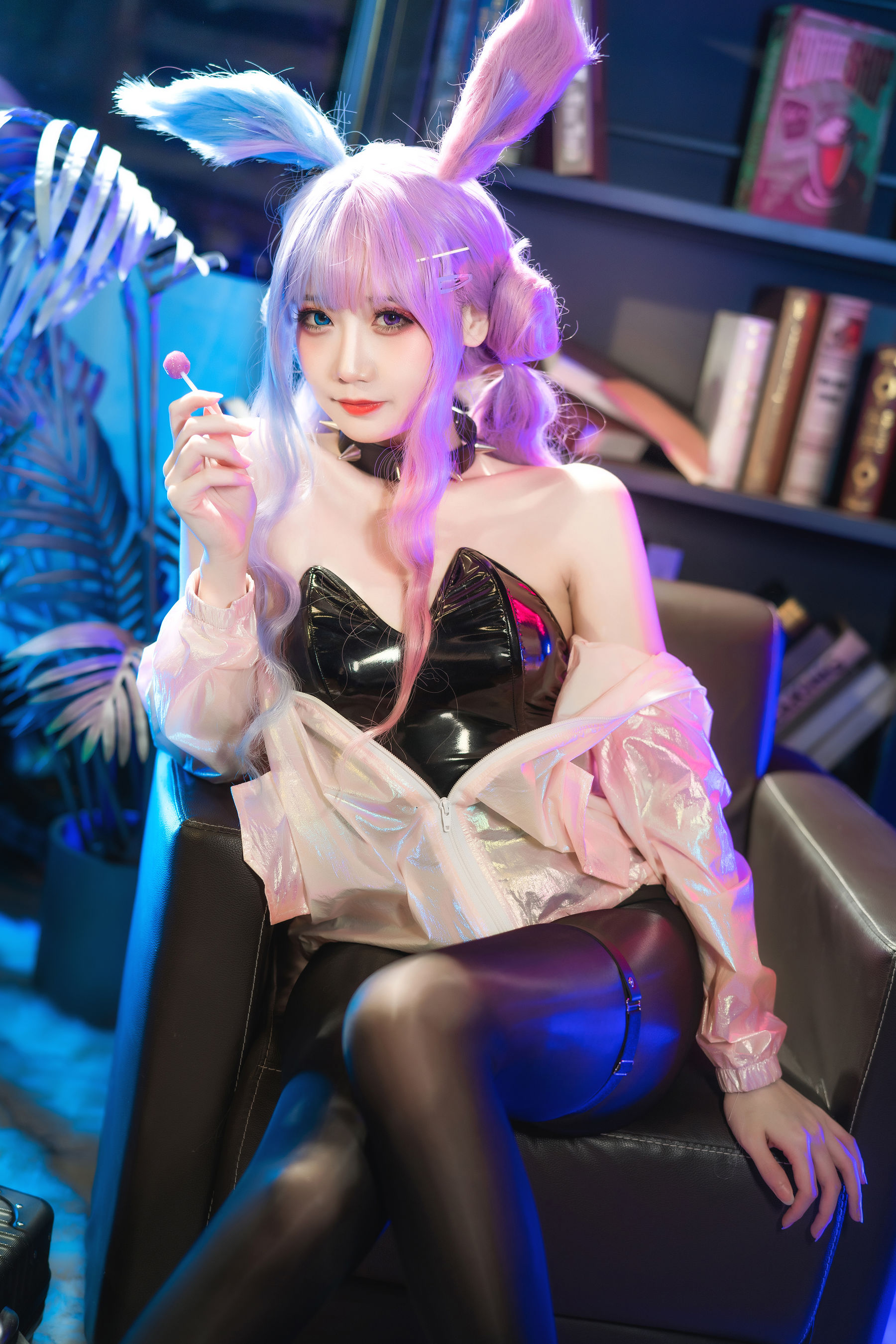 图片[5]-[福利COS] 焖焖碳 – 麻辣兔头X异色兔-蕾丝百合网-美图分享,Cosplay美图,私房写真,套图下载