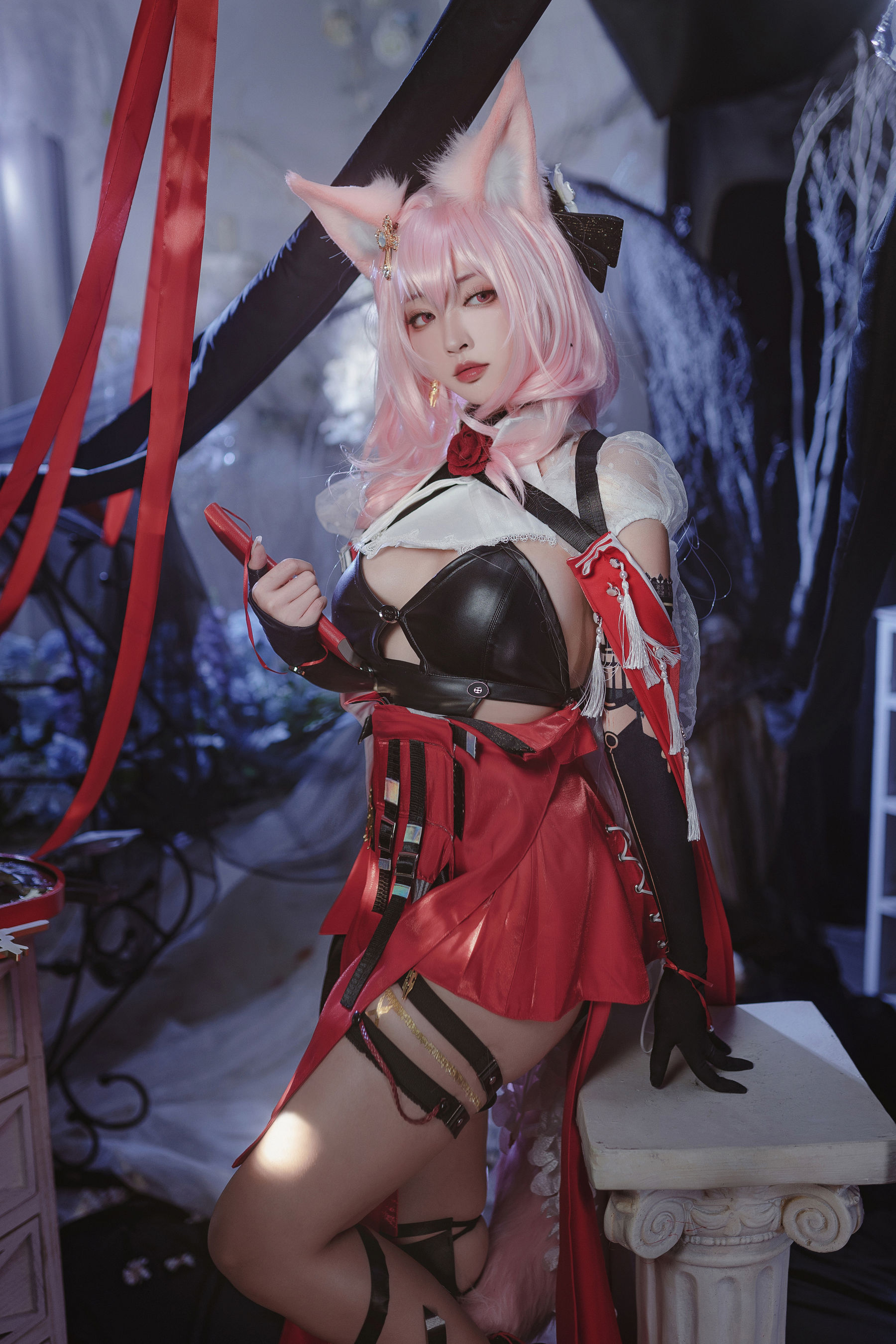 宫本桜 – 明日方舟 鸿雪-蕾丝百合网-美图分享,Cosplay美图,私房写真,套图下载