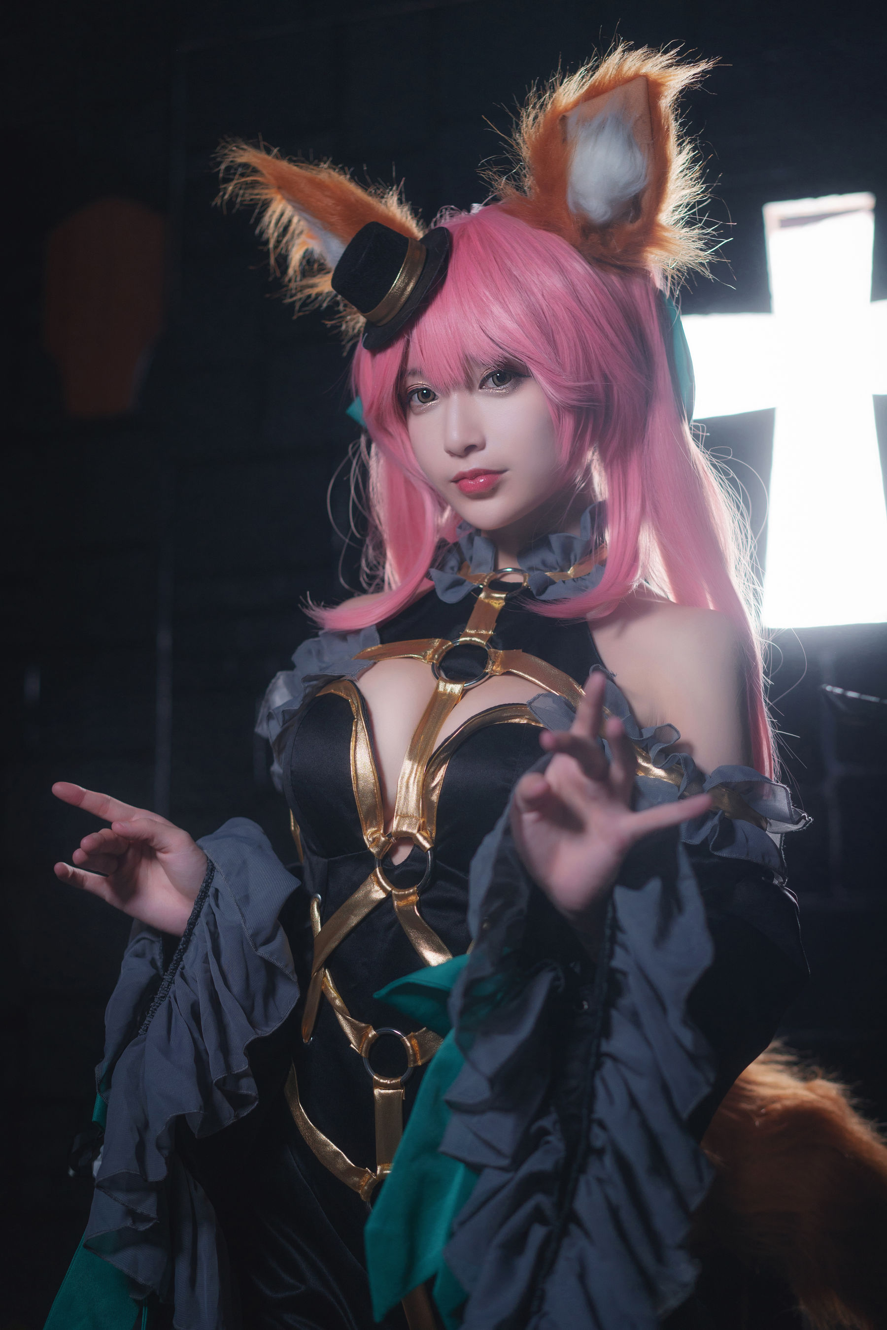 图片[4]-[Cosplay写真] 动漫博主铁板烧鬼舞w – 玉藻前 魔术-蕾丝百合网-美图分享,Cosplay美图,私房写真,套图下载