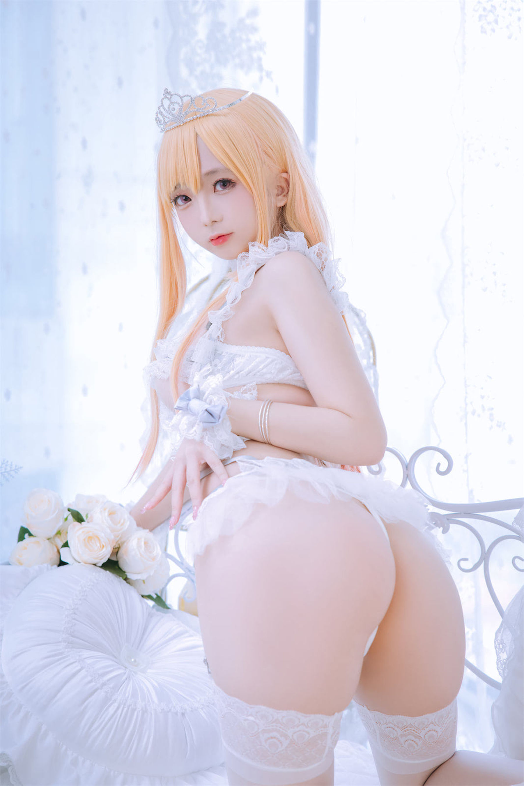图片[8]-[福利COS] Cosplay日奈娇 – 喜多川海梦 花嫁-秀臀网-高品质图集网