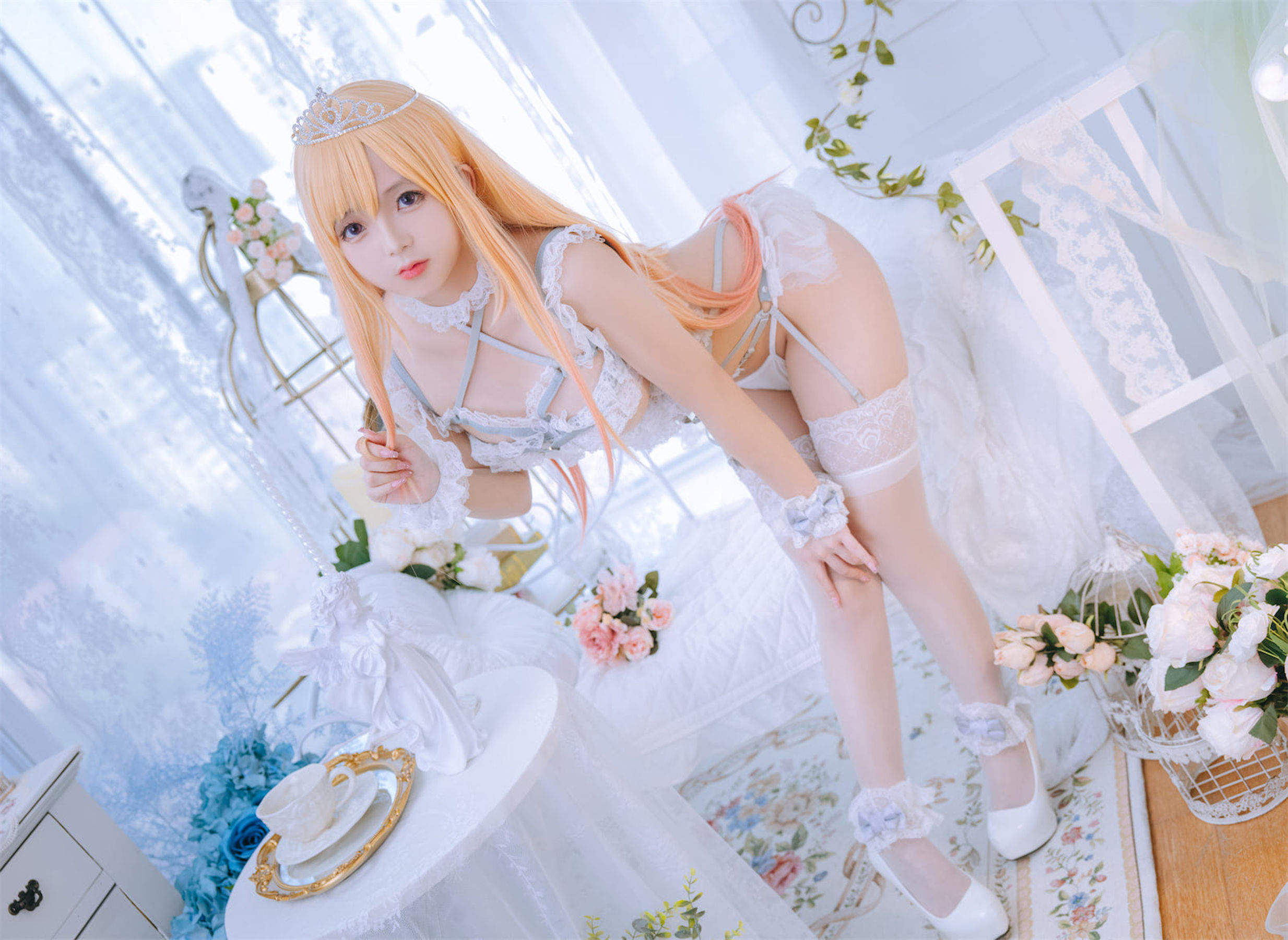 图片[3]-[福利COS] Cosplay日奈娇 – 喜多川海梦 花嫁-秀臀网-高品质图集网