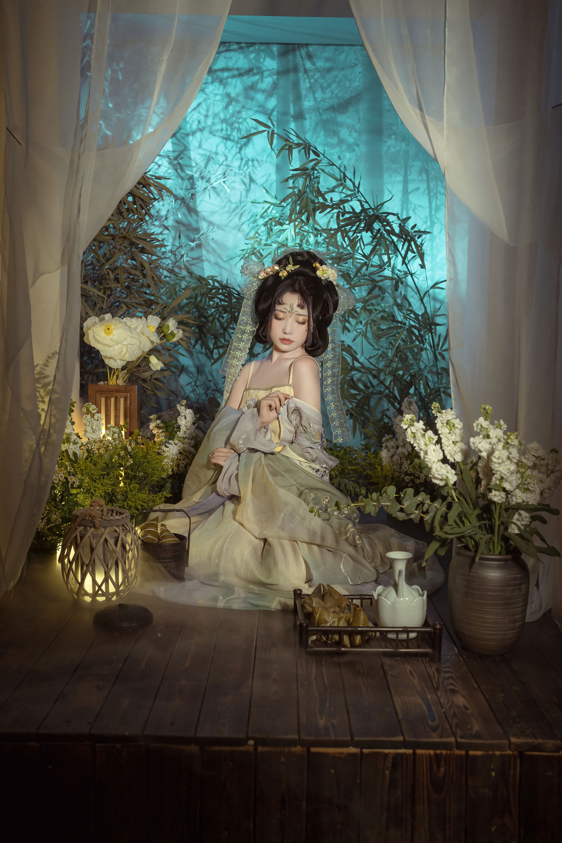 图片[7]-[福利COS] 爆机少女喵小吉 – 浣溪沙.端午-秀臀网-高品质图集网