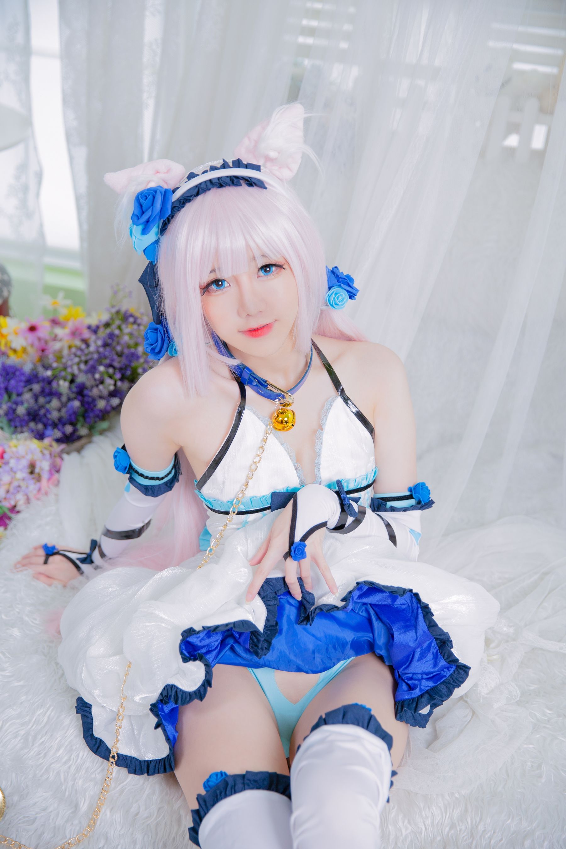 图片[2]-[福利COS] Sally Dorasnow – Nekopara Vanilla Lingerie-蕾丝百合网-美图分享,Cosplay美图,私房写真,套图下载