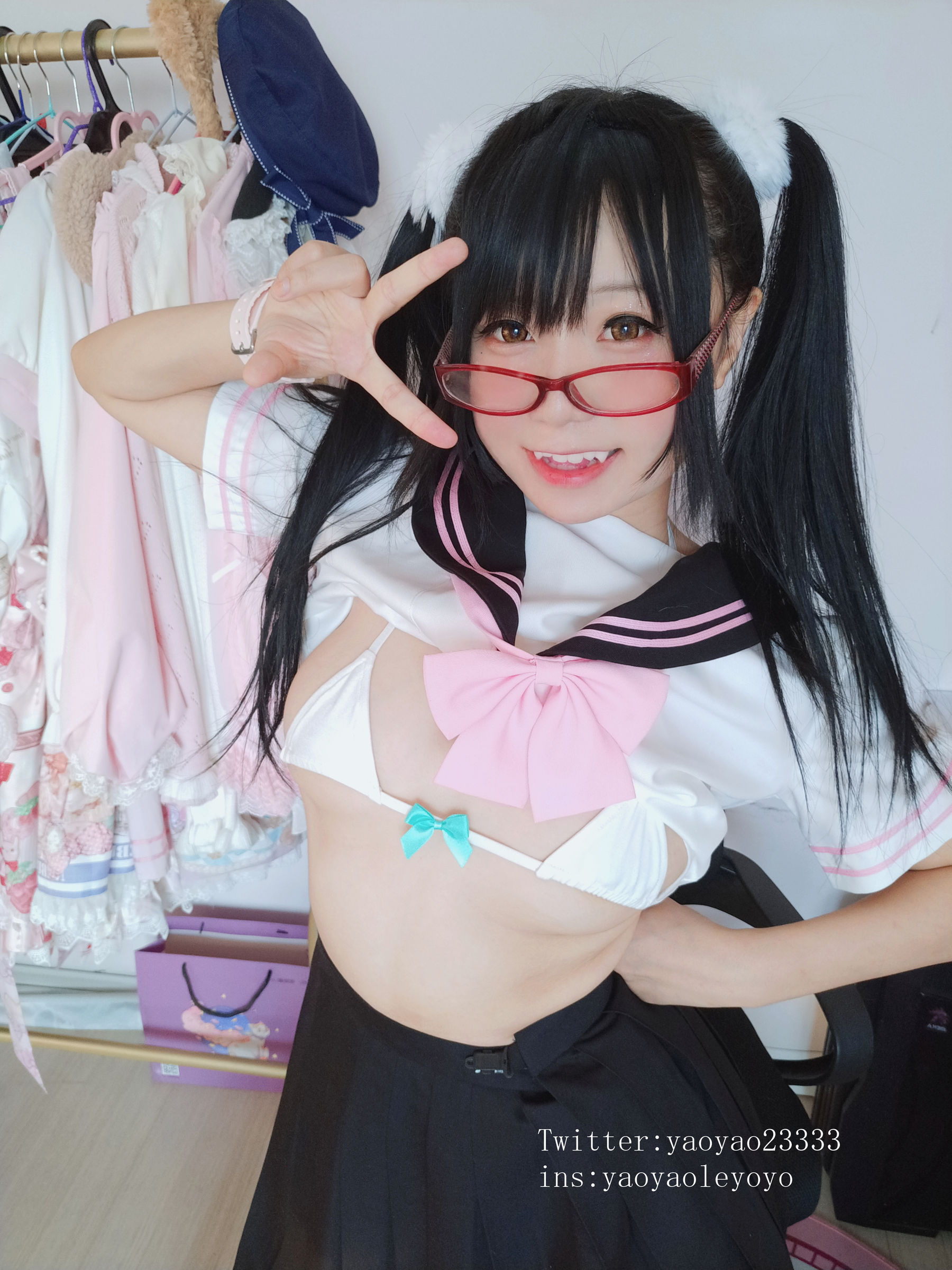 图片[7]-[Cosplay写真] 萌妹子Coser摇摇乐yoyo – 黑丝小恶魔-秀臀网-高品质图集网