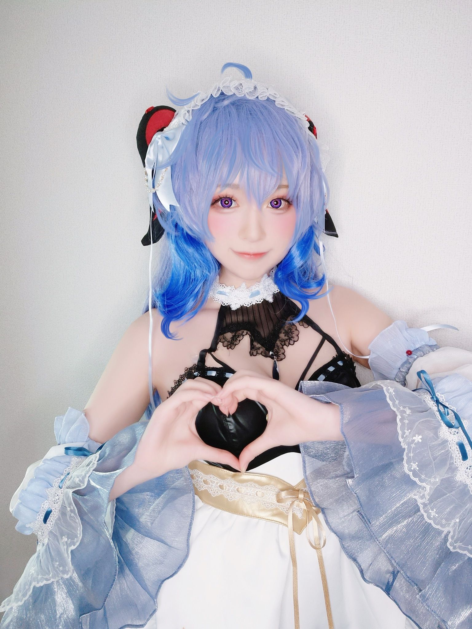 图片[3]-[福利COS] Yuki亭 – 甘雨メイド-蕾丝百合网-美图分享,Cosplay美图,私房写真,套图下载