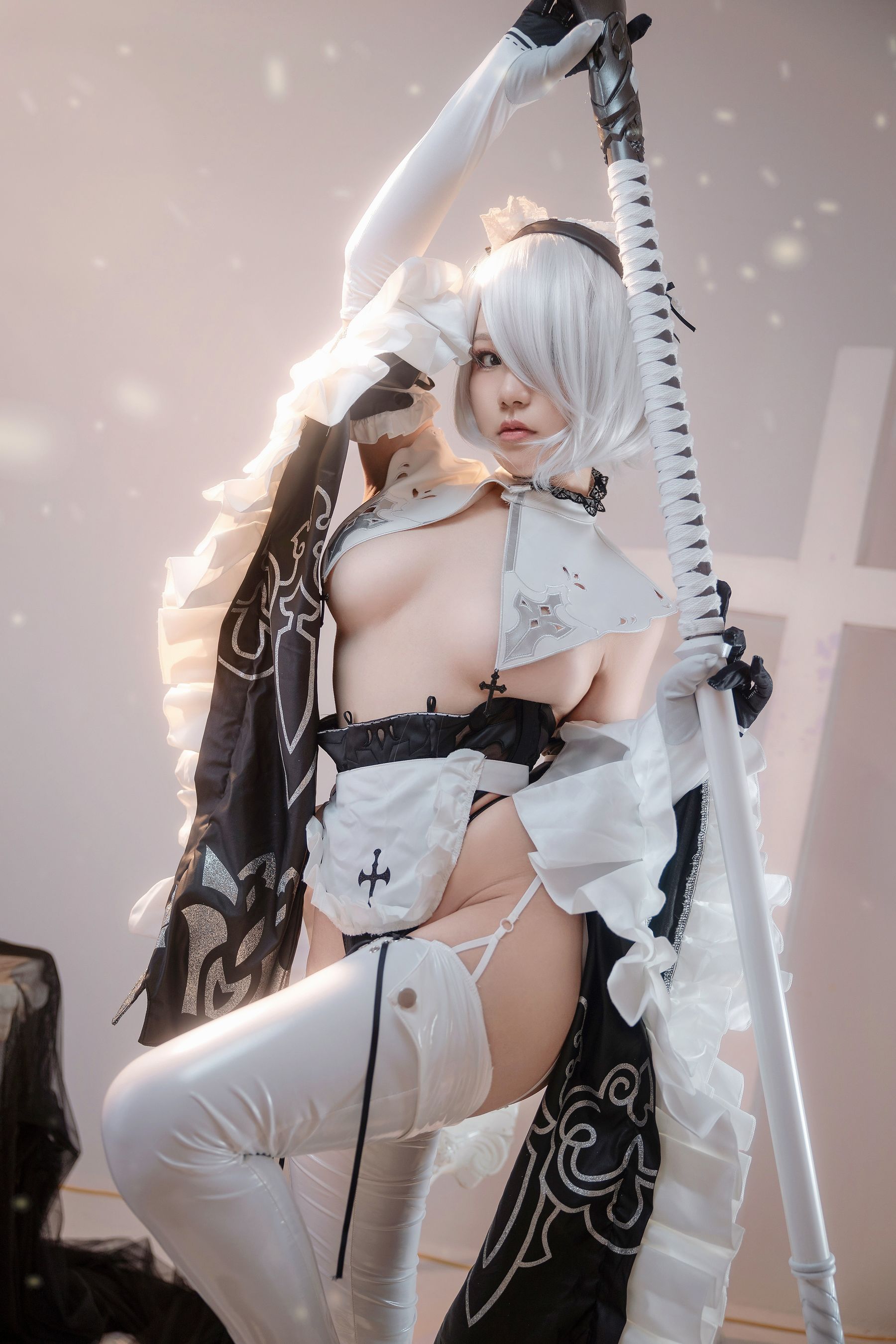 图片[8]-[福利COS] 七七娜娜子 – 2B女仆-秀臀网-高品质图集网