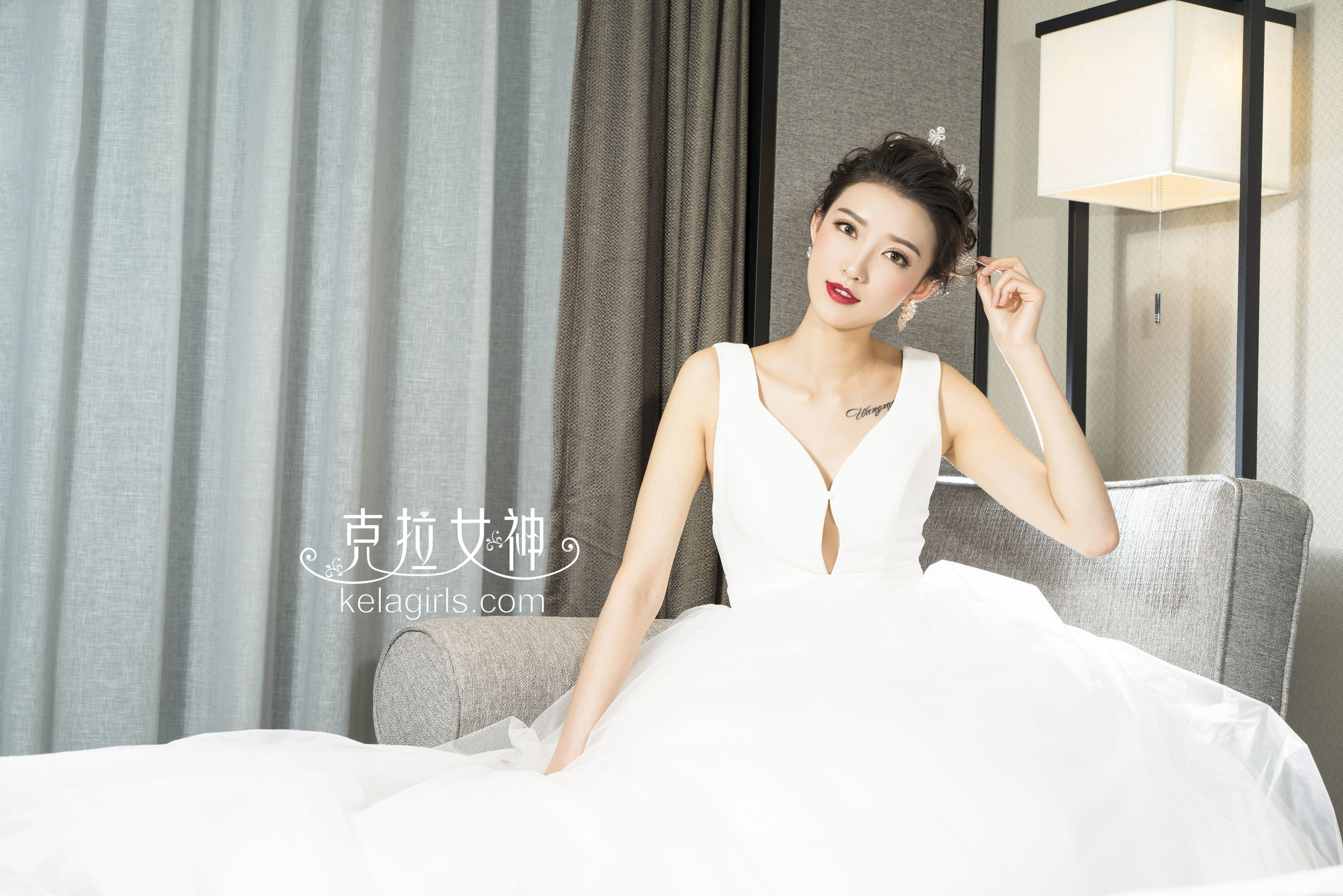 图片[2]-[克拉女神Kelagirls] 2017.10.23 赵雨静 Yes，I do-蕾丝百合网-美图分享,Cosplay美图,私房写真,套图下载