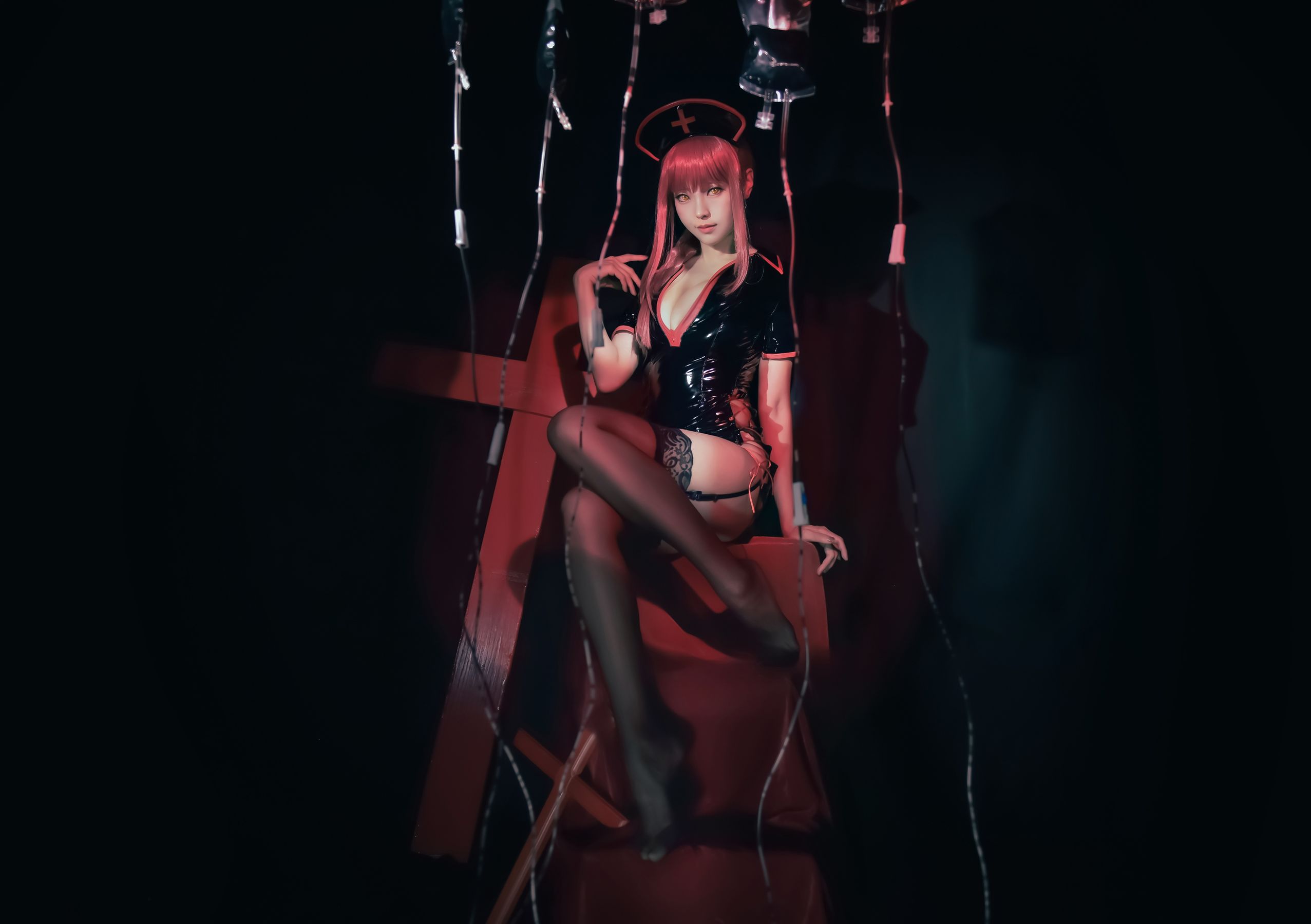 图片[7]-Ely_eee(ElyEE子) – Makima Black Nurse-秀臀网-高品质图集网