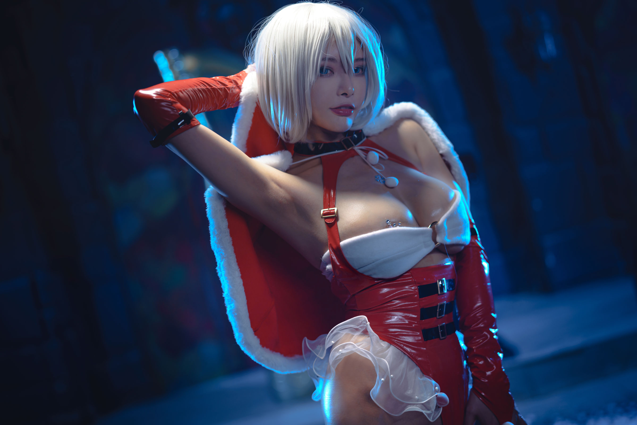 图片[8]-[Cosplay] 秋和柯基(夏小秋秋秋) – 暗黑圣诞童话-秀臀网-高品质图集网