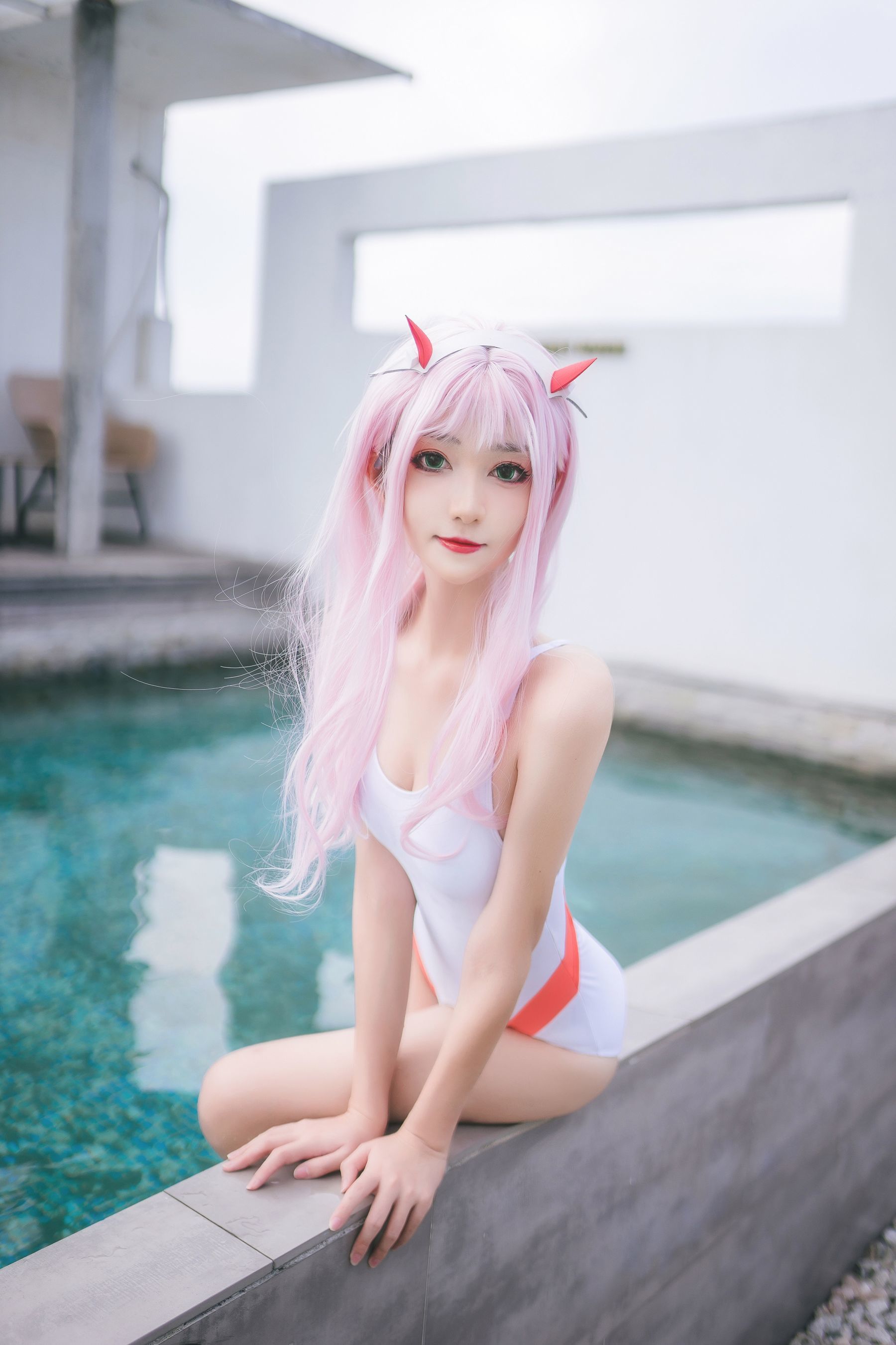 图片[2]-[COS福利] 动漫博主南桃Momoko – 连体泳衣-蕾丝百合网-美图分享,Cosplay美图,私房写真,套图下载