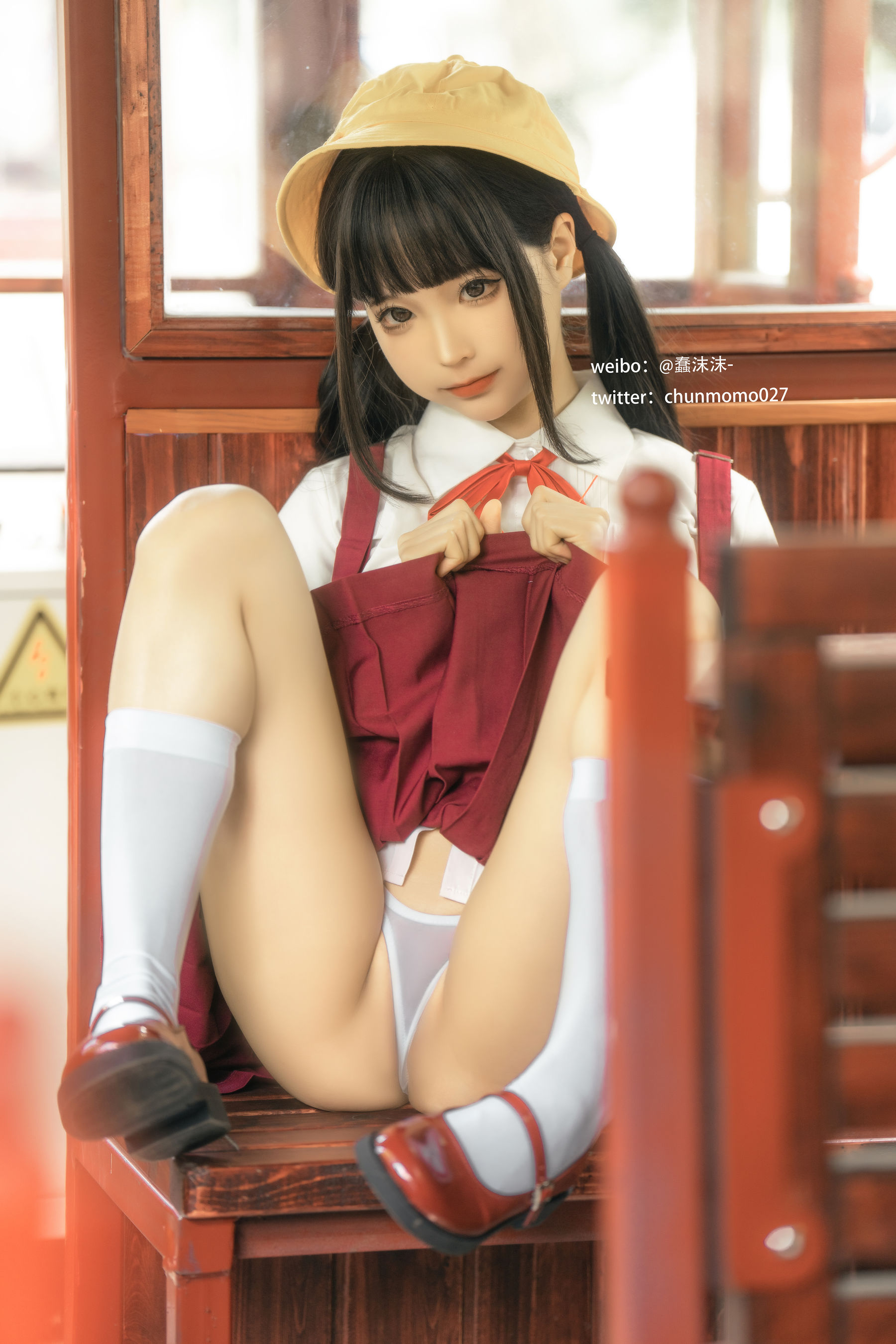 [福利COS] 动漫博主蠢沫沫 – 红火车-蕾丝百合网-美图分享,Cosplay美图,私房写真,套图下载