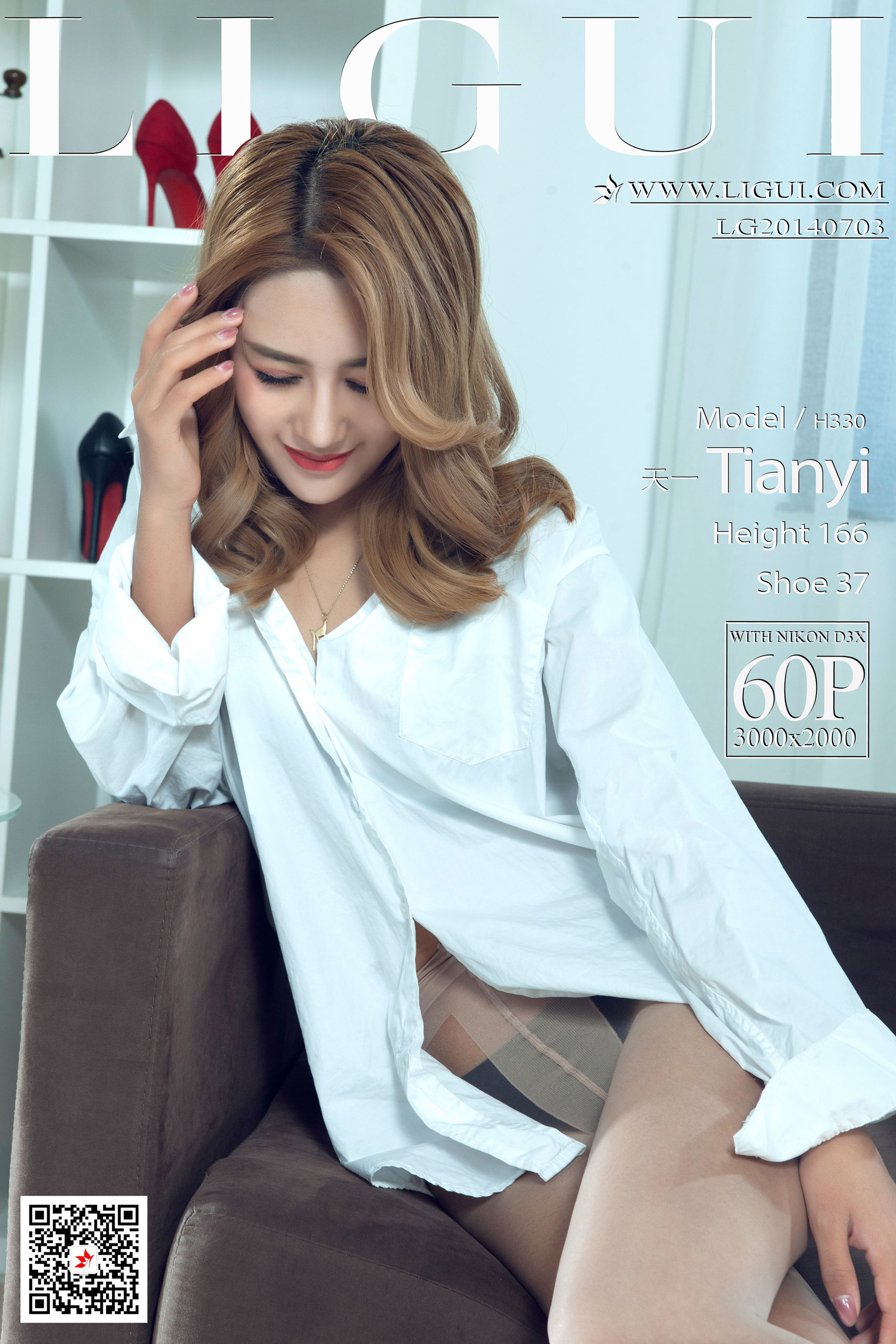 图片[1]-[丽柜Ligui] 网络丽人 Model 天一-秀臀网-高品质图集网