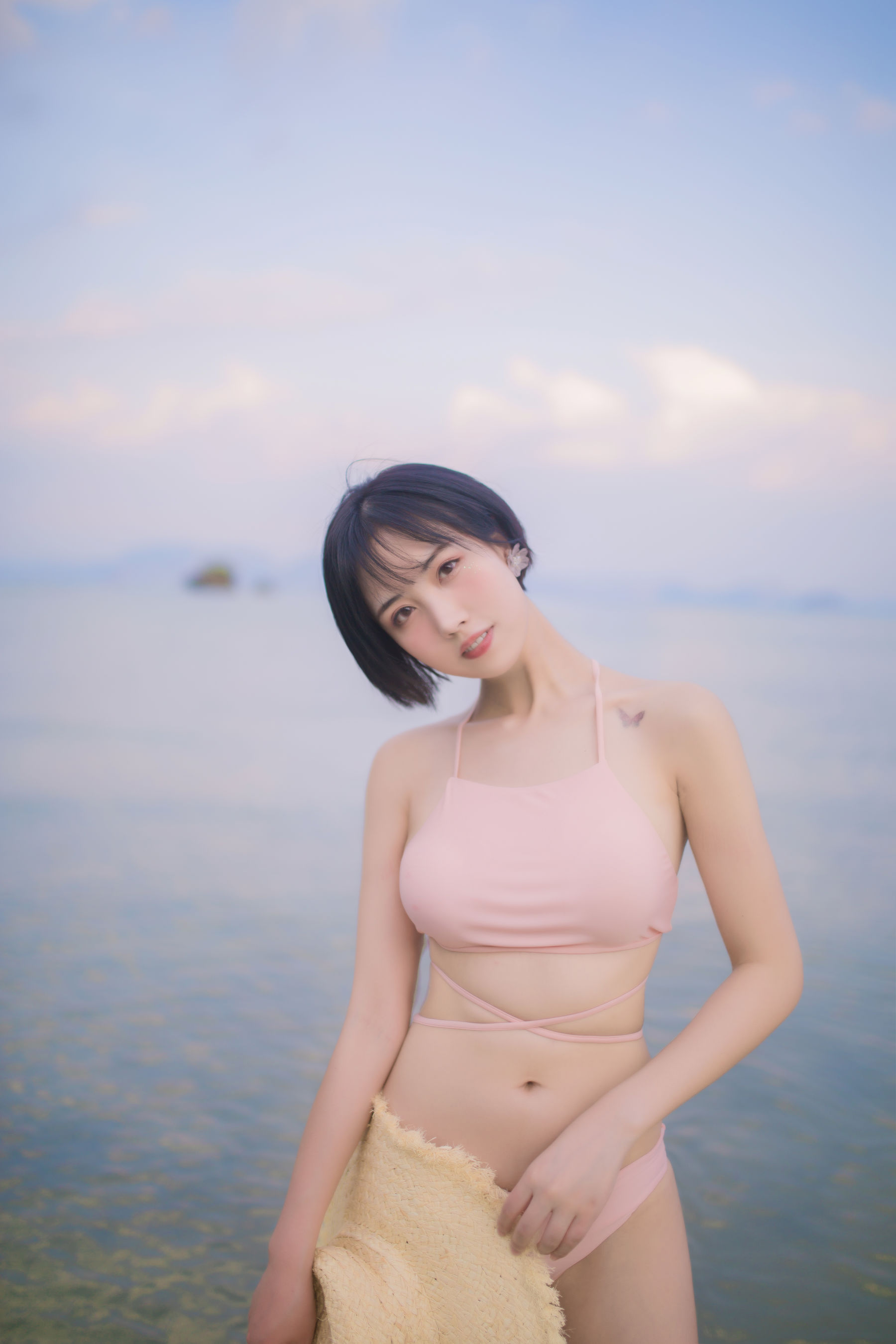 图片[7]-[福利COS] 次元少女念雪ww – 粉色泳衣-秀臀网-高品质图集网