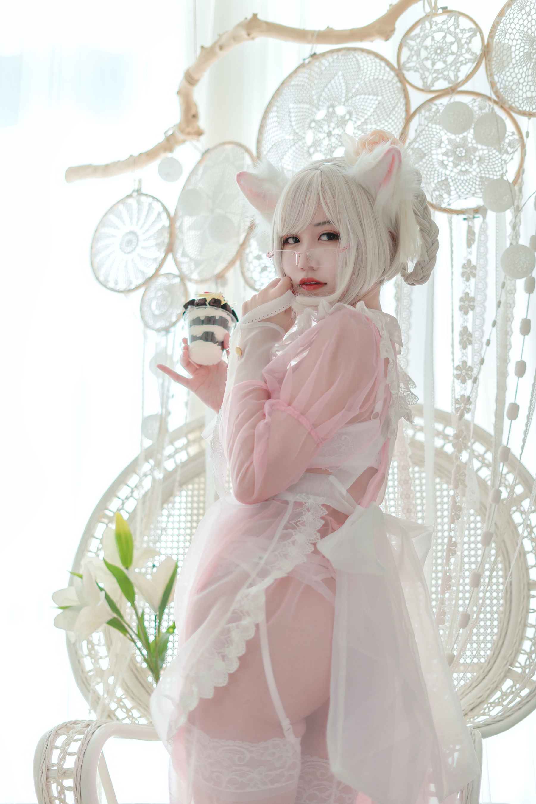 图片[9]-[网红COSER] 动漫博主小仓千代w – 透明粉色女仆-秀臀网-高品质图集网