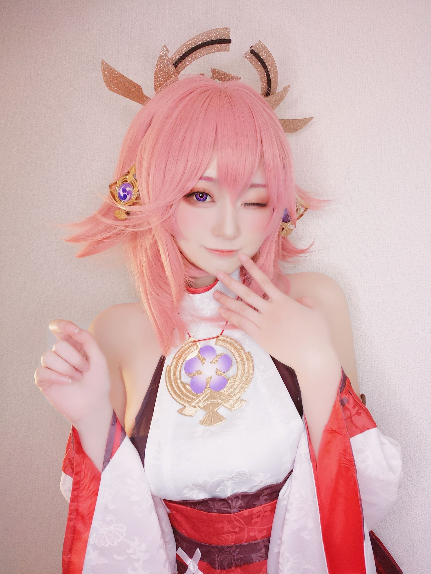 图片[2]-[福利COS] Yuki亭 – 八重神子-蕾丝百合网-美图分享,Cosplay美图,私房写真,套图下载