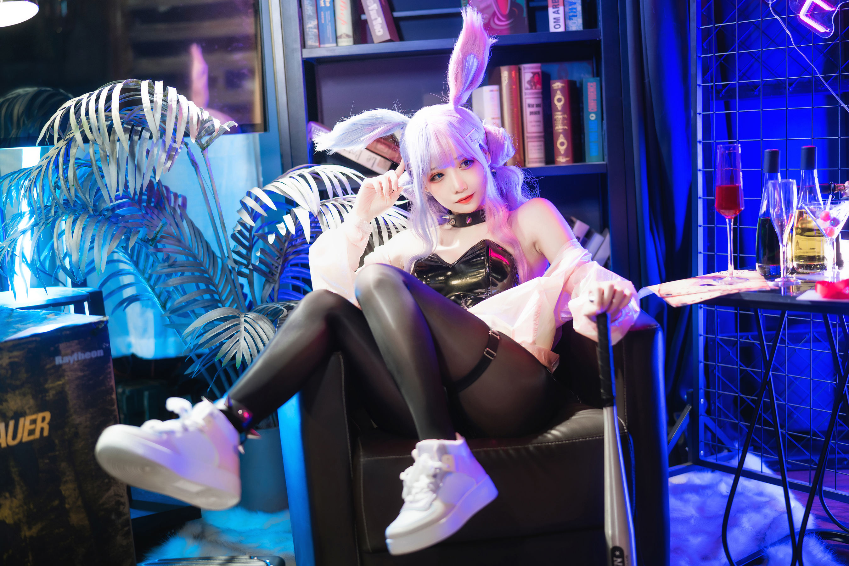 图片[2]-[福利COS] 焖焖碳 – 麻辣兔头X异色兔-蕾丝百合网-美图分享,Cosplay美图,私房写真,套图下载