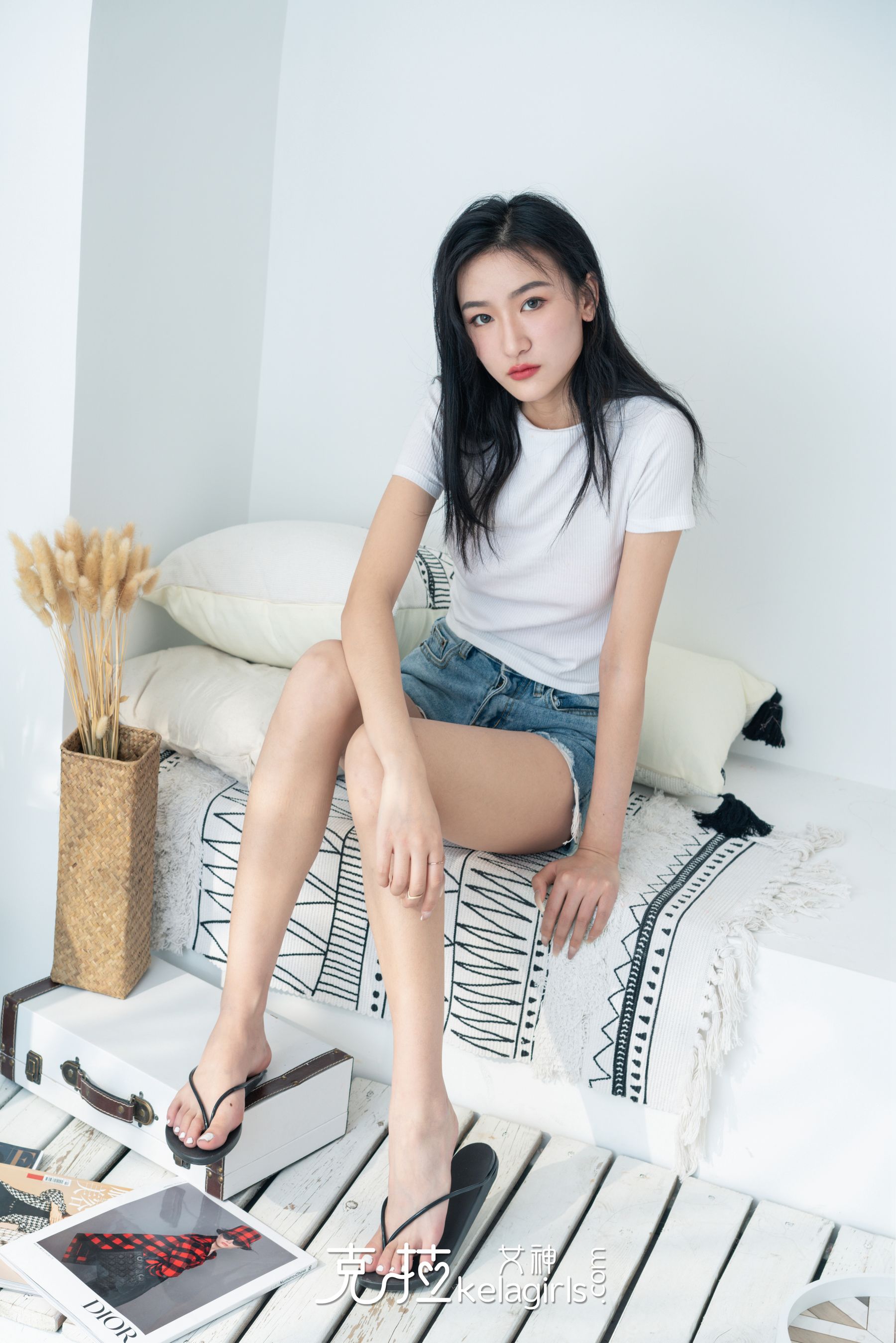 图片[8]-[克拉女神Kelagirls] 燕妮 简约凉拖-秀臀网-高品质图集网