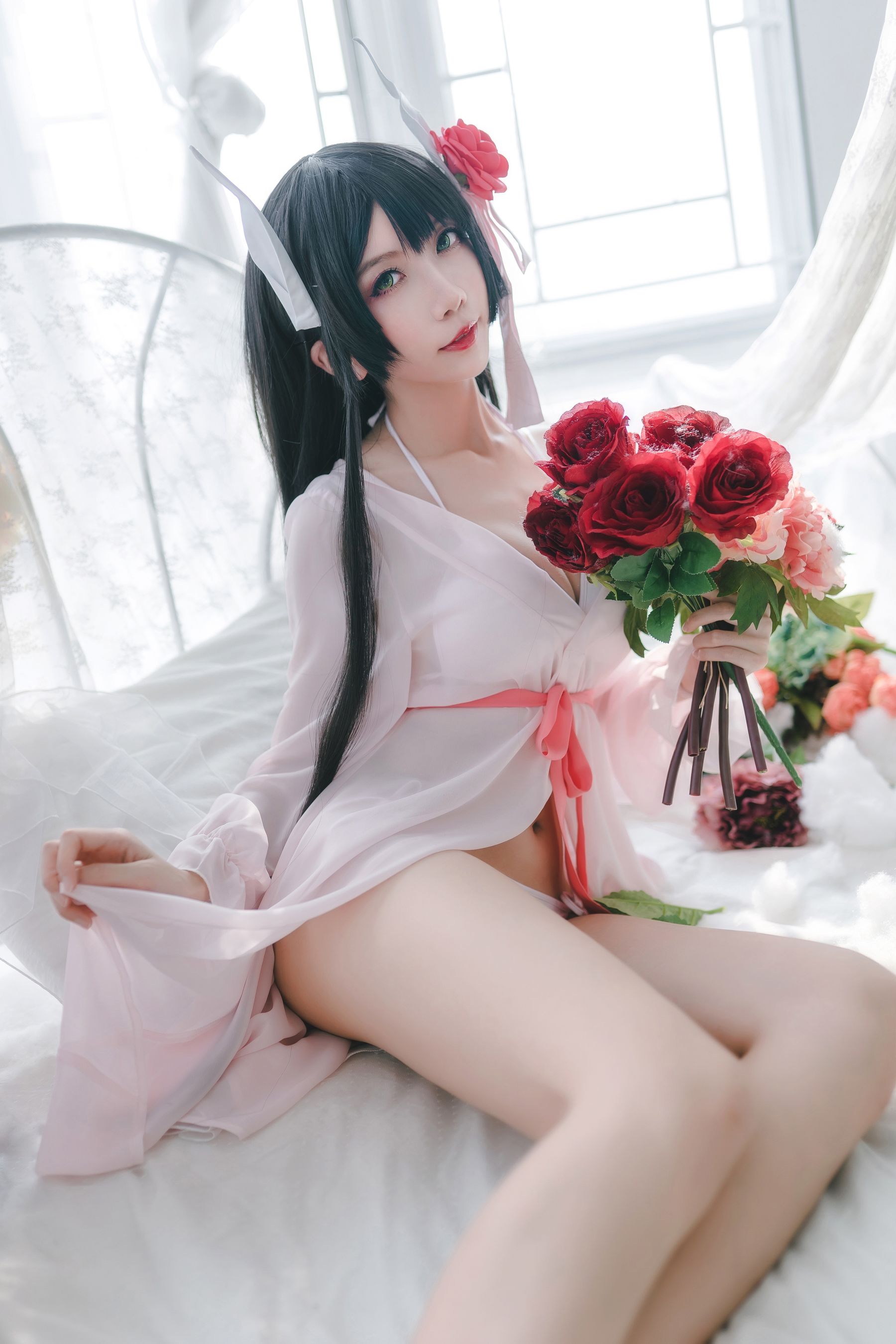 图片[7]-[Cosplay写真] 萌娘迷失人形QUQ – 鲟（比叡）月下巡游-秀臀网-高品质图集网