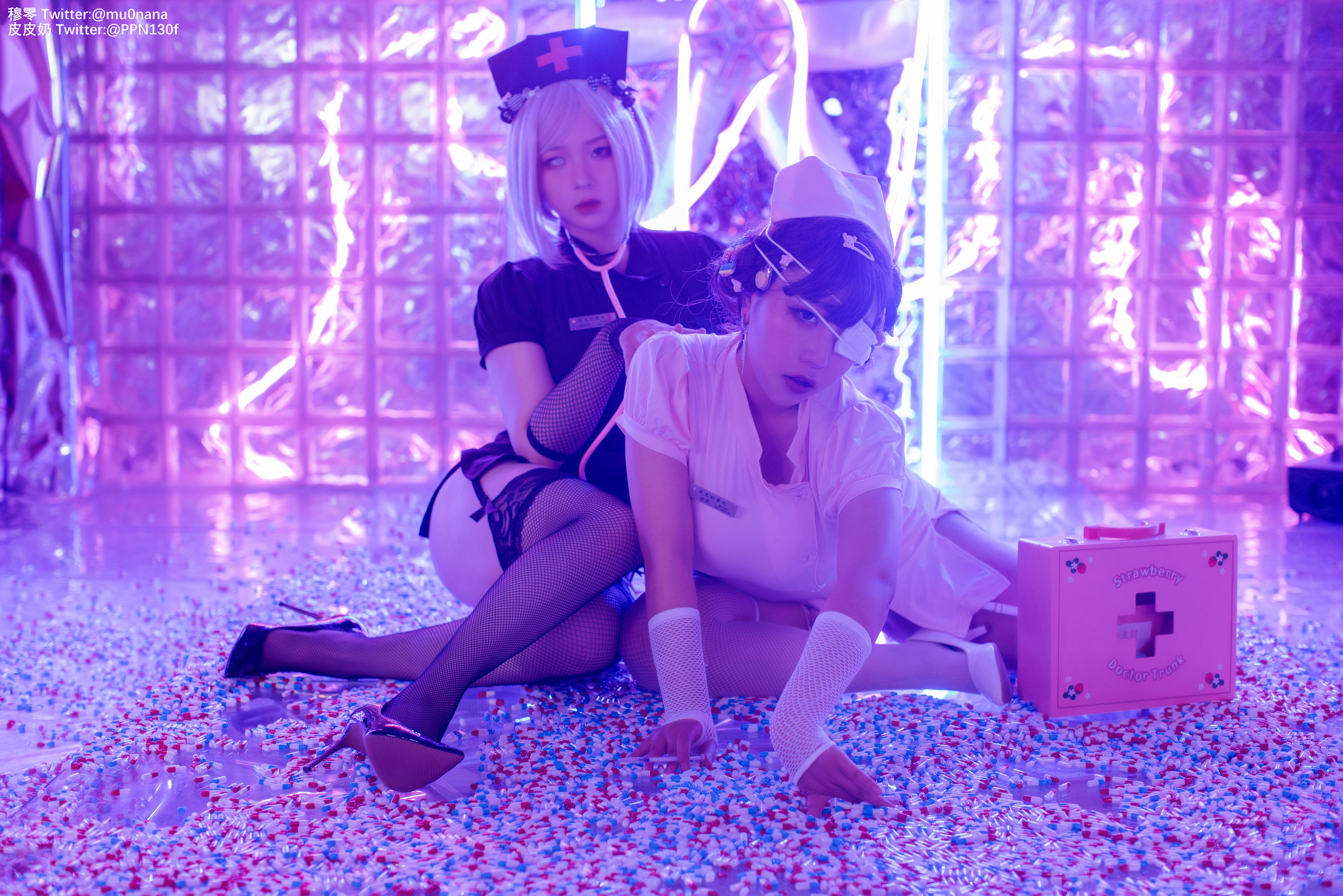 图片[9]-[Cosplay写真] 皮皮奶可可爱了啦 – 万圣节邪恶护士-秀臀网-高品质图集网