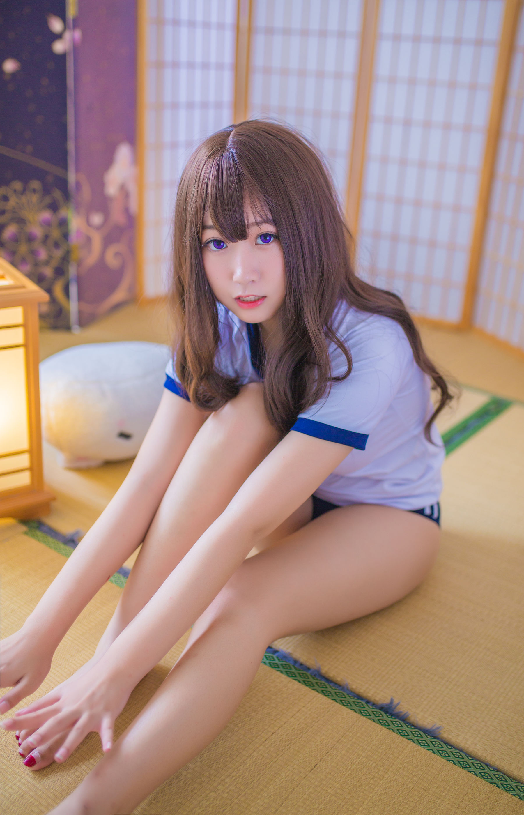 图片[9]-[COS福利] 巨乳猫九酱Sakura – 体操服-秀臀网-高品质图集网