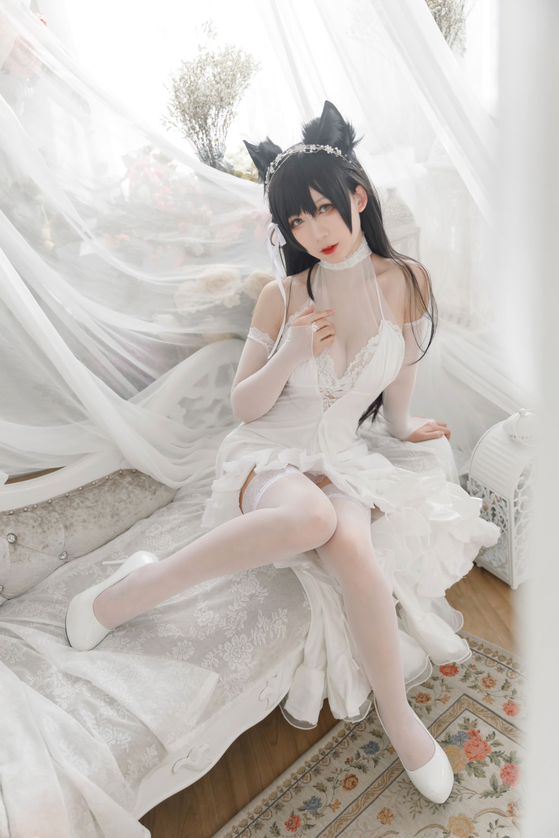 图片[5]-[COS福利] 动漫博主樱落酱w – 爱宕花嫁-蕾丝百合网-美图分享,Cosplay美图,私房写真,套图下载