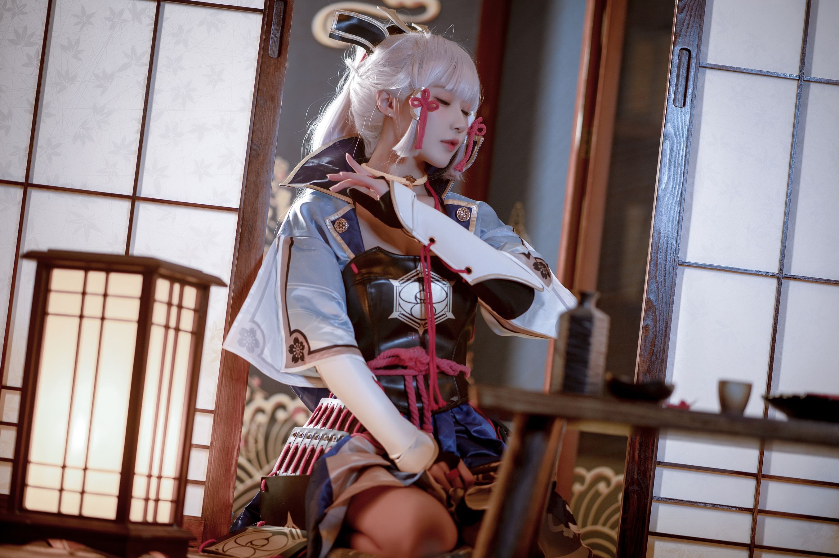 图片[3]-[福利COS] 动漫博主阿包也是兔娘 – 神里凌华-蕾丝百合网-美图分享,Cosplay美图,私房写真,套图下载