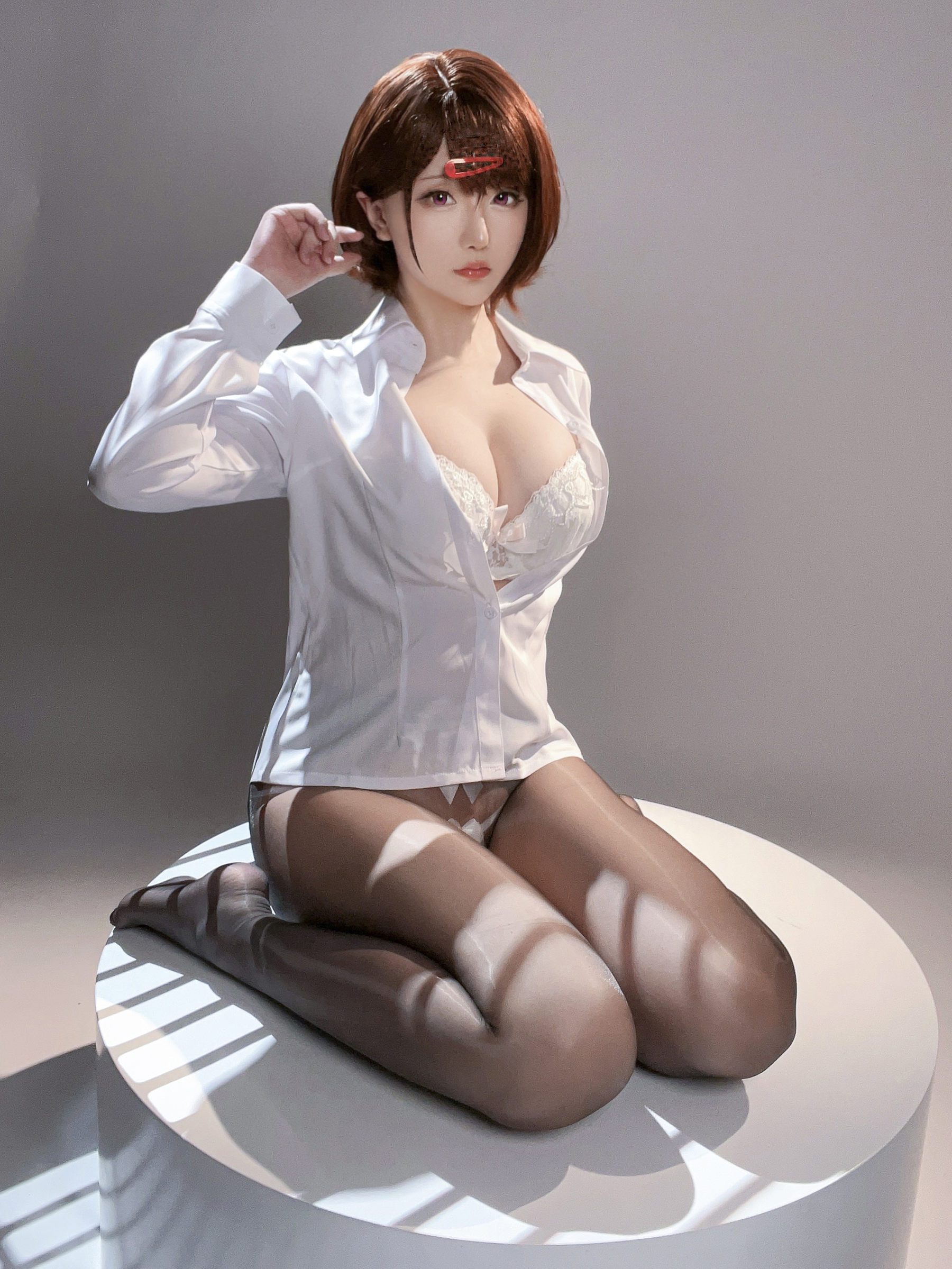 Coser小姐姐星之迟迟 – 偶像大师 樋口円香-蕾丝百合网-美图分享,Cosplay美图,私房写真,套图下载