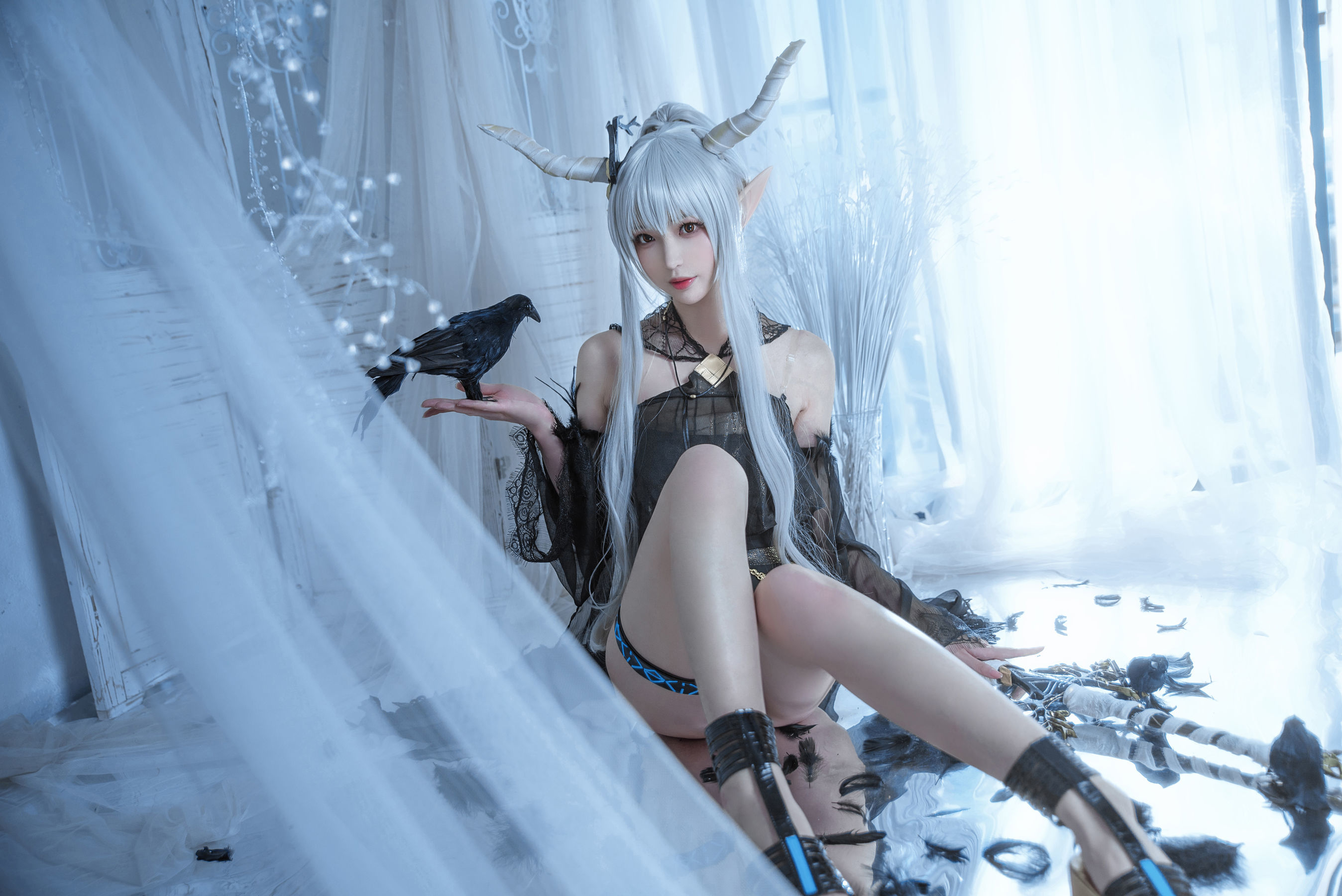 图片[3]-[COS福利] Coser小姐姐南宫 – 闪灵泳装-蕾丝百合网-美图分享,Cosplay美图,私房写真,套图下载