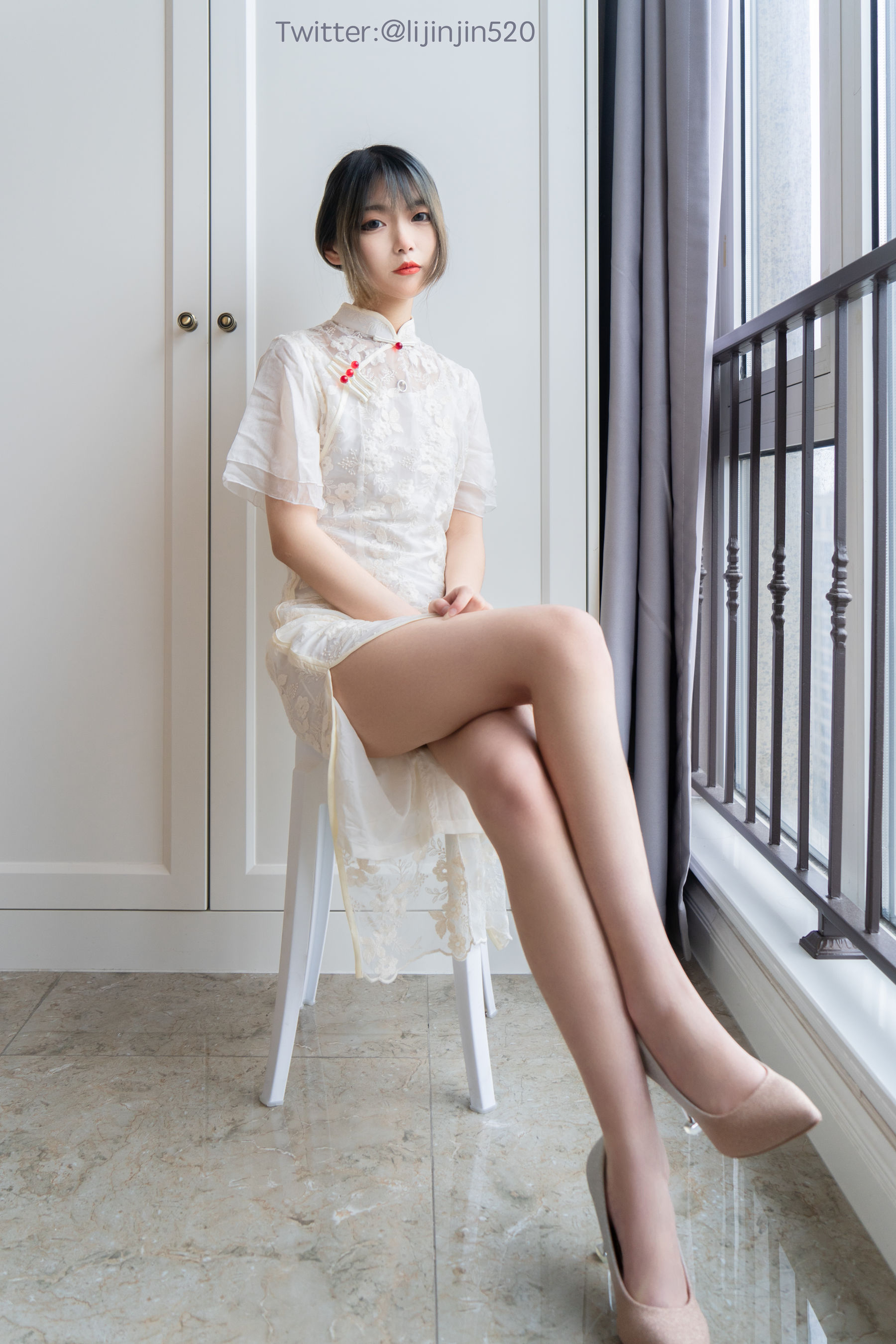图片[5]-梨瑾瑾 – 改良旗袍-蕾丝百合网-美图分享,Cosplay美图,私房写真,套图下载