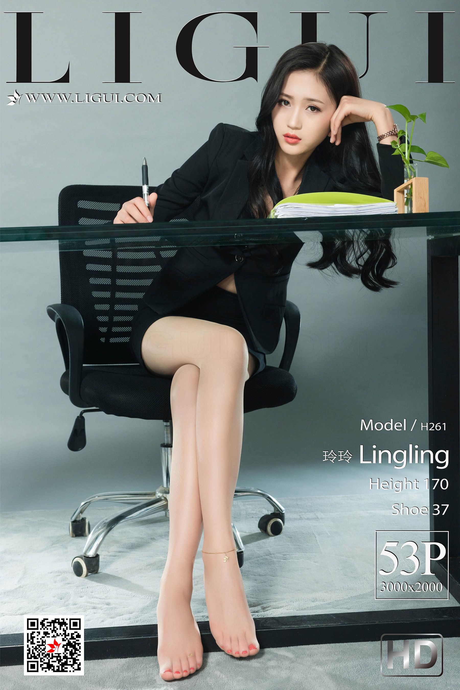 图片[1]-[丽柜LIGUI] 网络丽人 Model 玲玲-秀臀网-高品质图集网