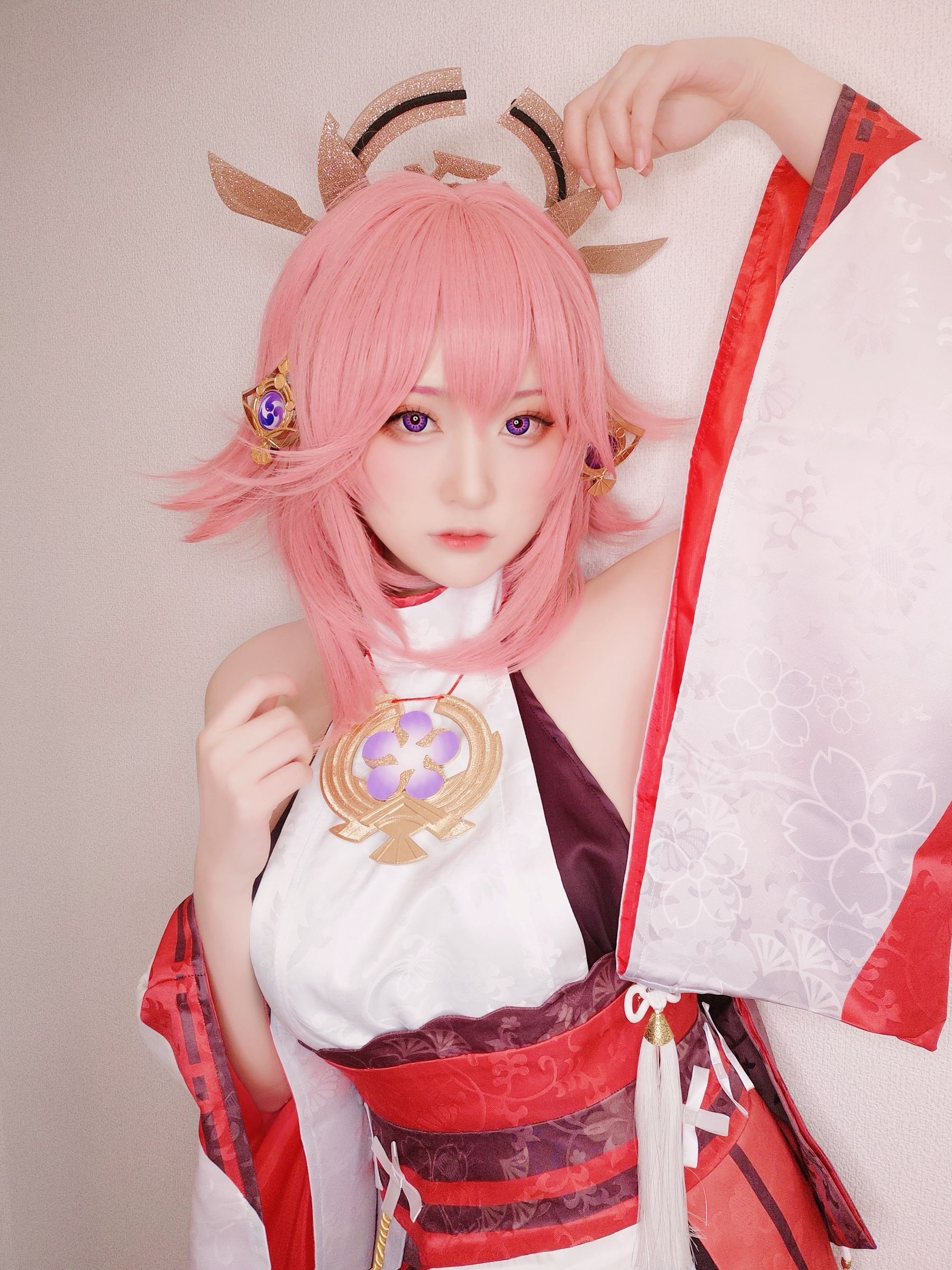 图片[3]-[福利COS] Yuki亭 – 八重神子-蕾丝百合网-美图分享,Cosplay美图,私房写真,套图下载