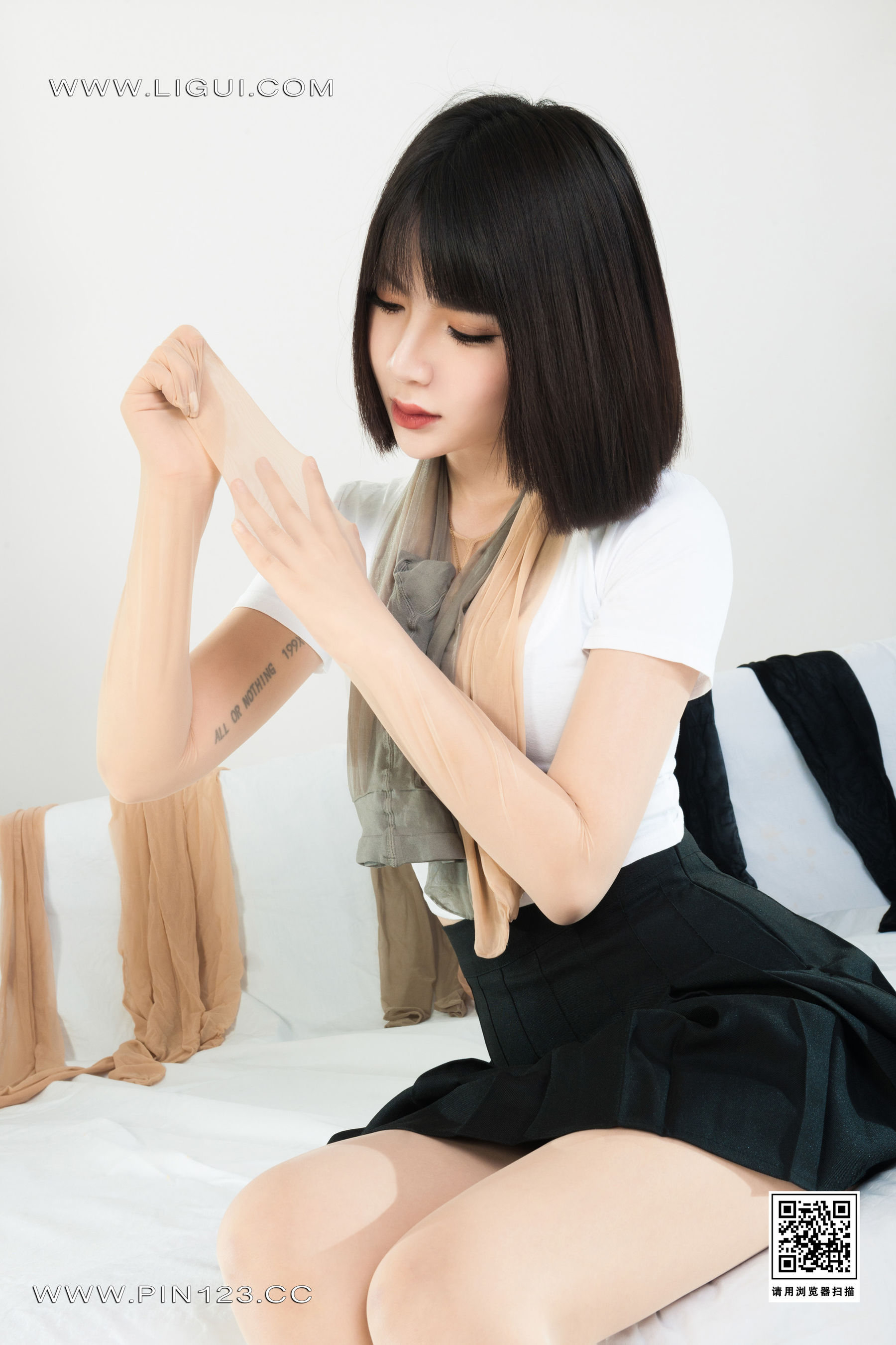 图片[3]-[Ligui丽柜] 小七 香丝情结-秀臀网-高品质图集网