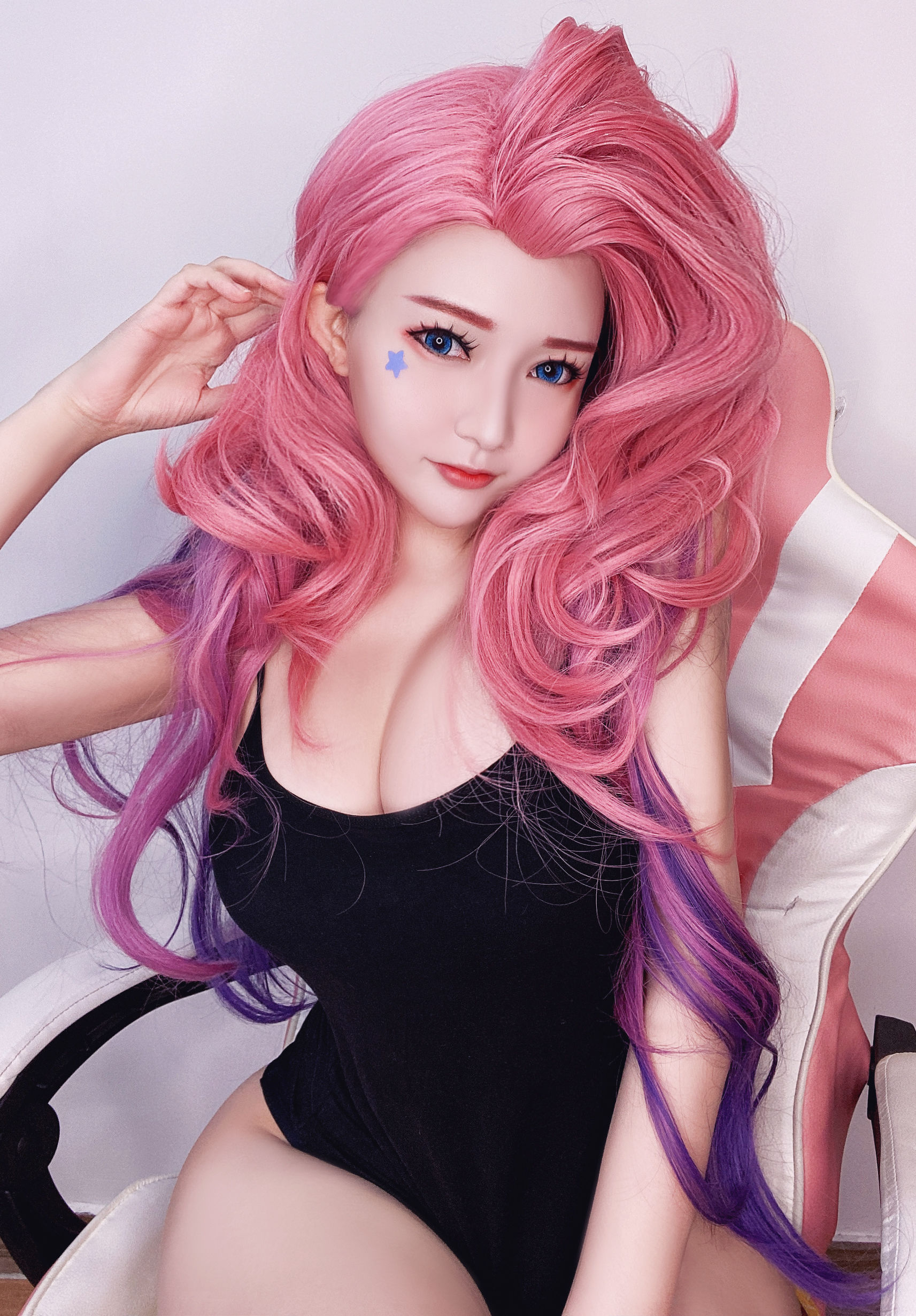 图片[7]-Coser小姐姐Potato Godzilla – Seraphine (LoL)-秀臀网-高品质图集网