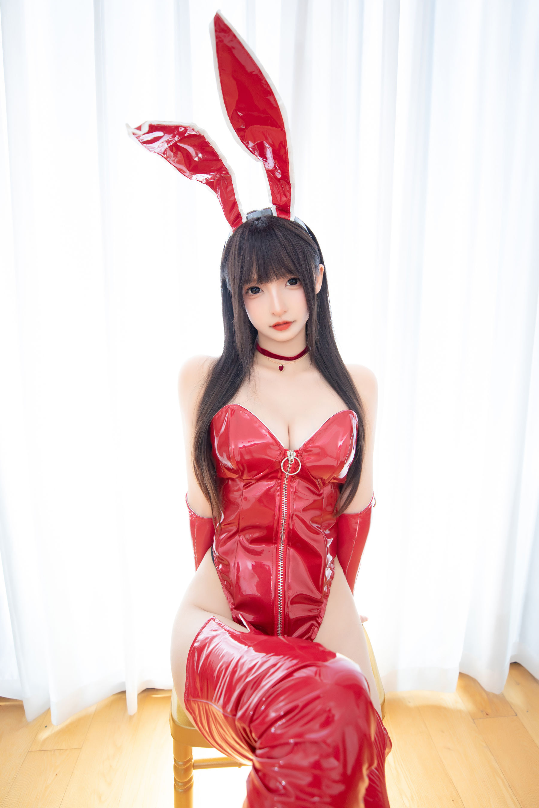 图片[2]-[福利COS] 萝莉神楽板真冬 之红兔迎春-蕾丝百合网-美图分享,Cosplay美图,私房写真,套图下载