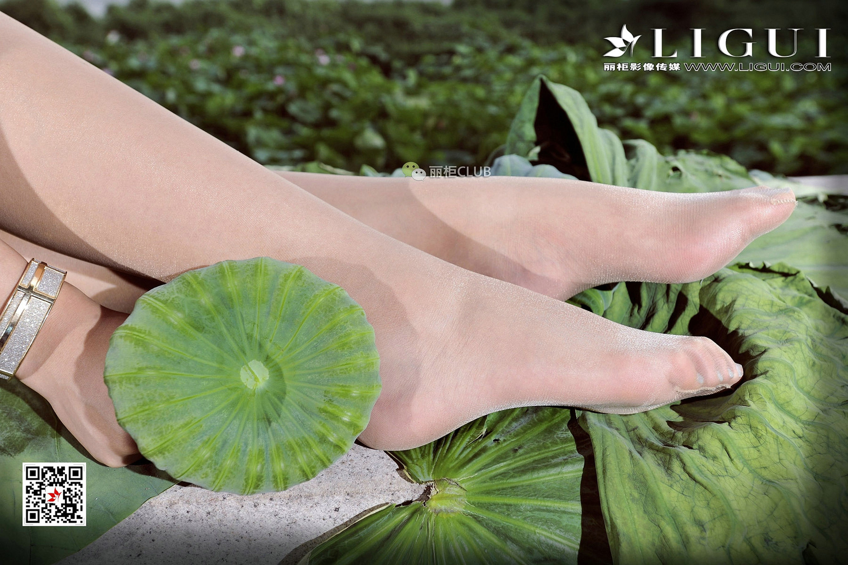 图片[7]-Model 腿模Amily《连衣套裙 肉丝足》 [丽柜Ligui]-秀臀网-高品质图集网