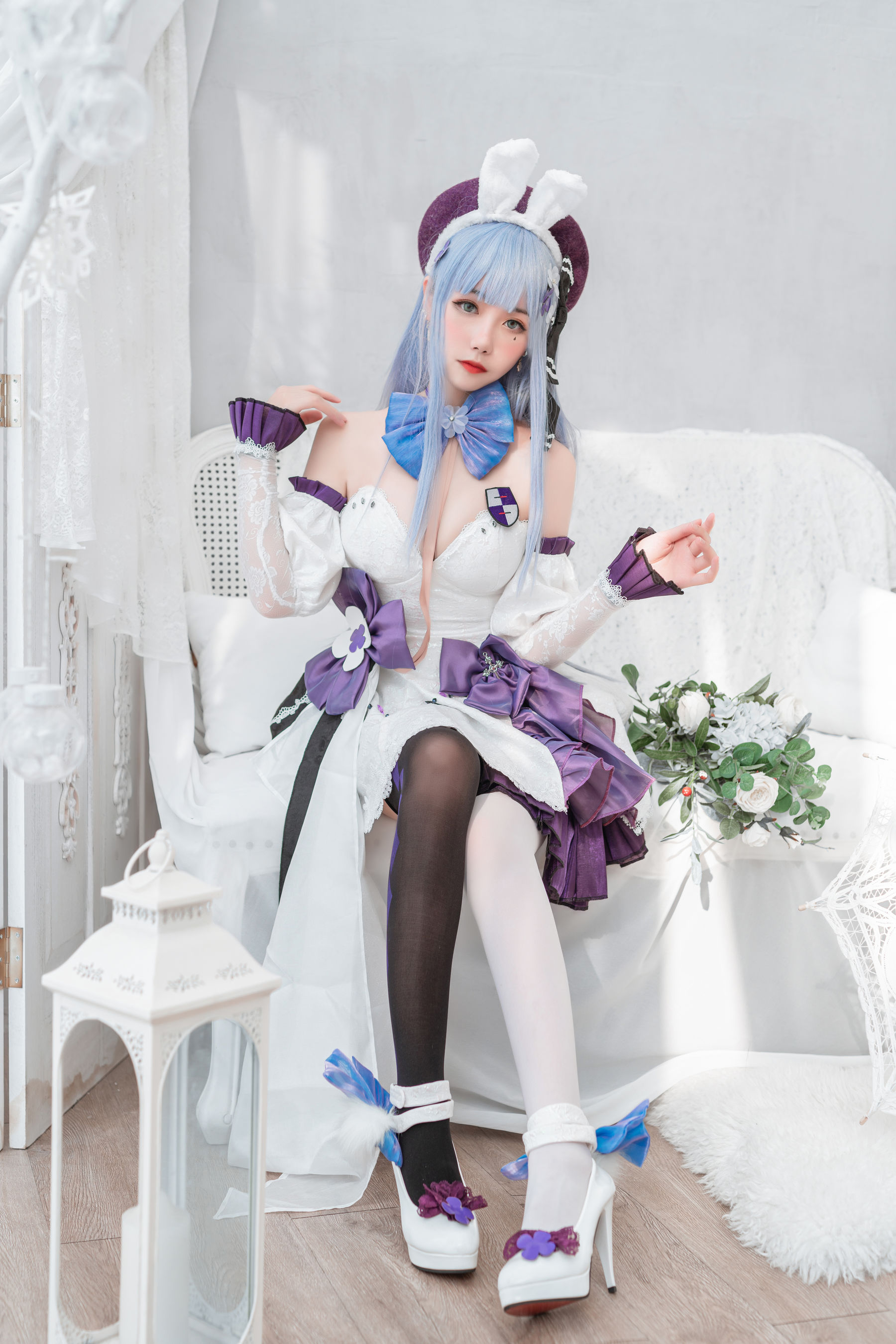 [COS福利] 微博妹子Momoko葵葵 – HK416-蕾丝百合网-美图分享,Cosplay美图,私房写真,套图下载