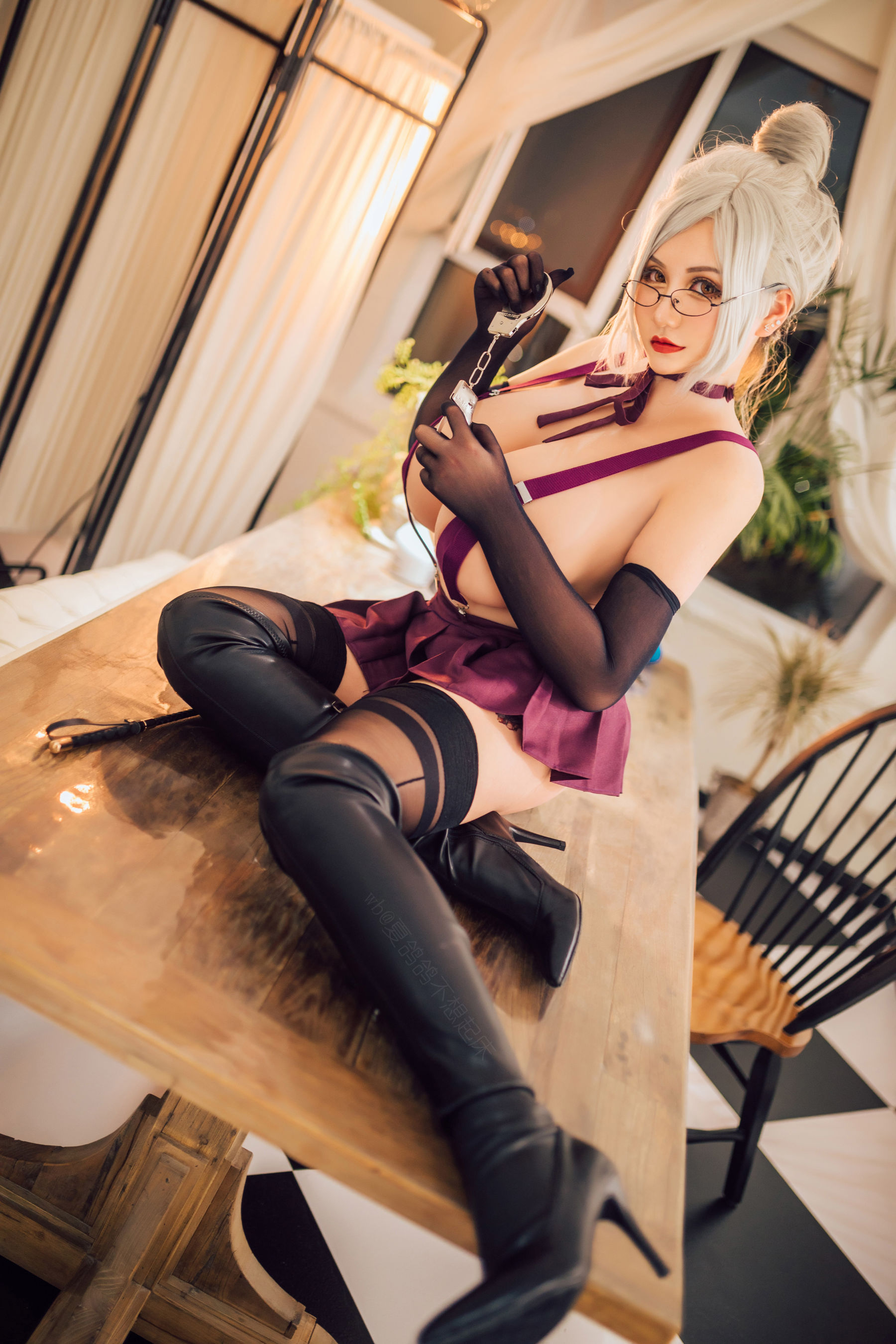 图片[5]-夏鸽鸽不想起床 – 白木芽衣子 女警-蕾丝百合网-美图分享,Cosplay美图,私房写真,套图下载