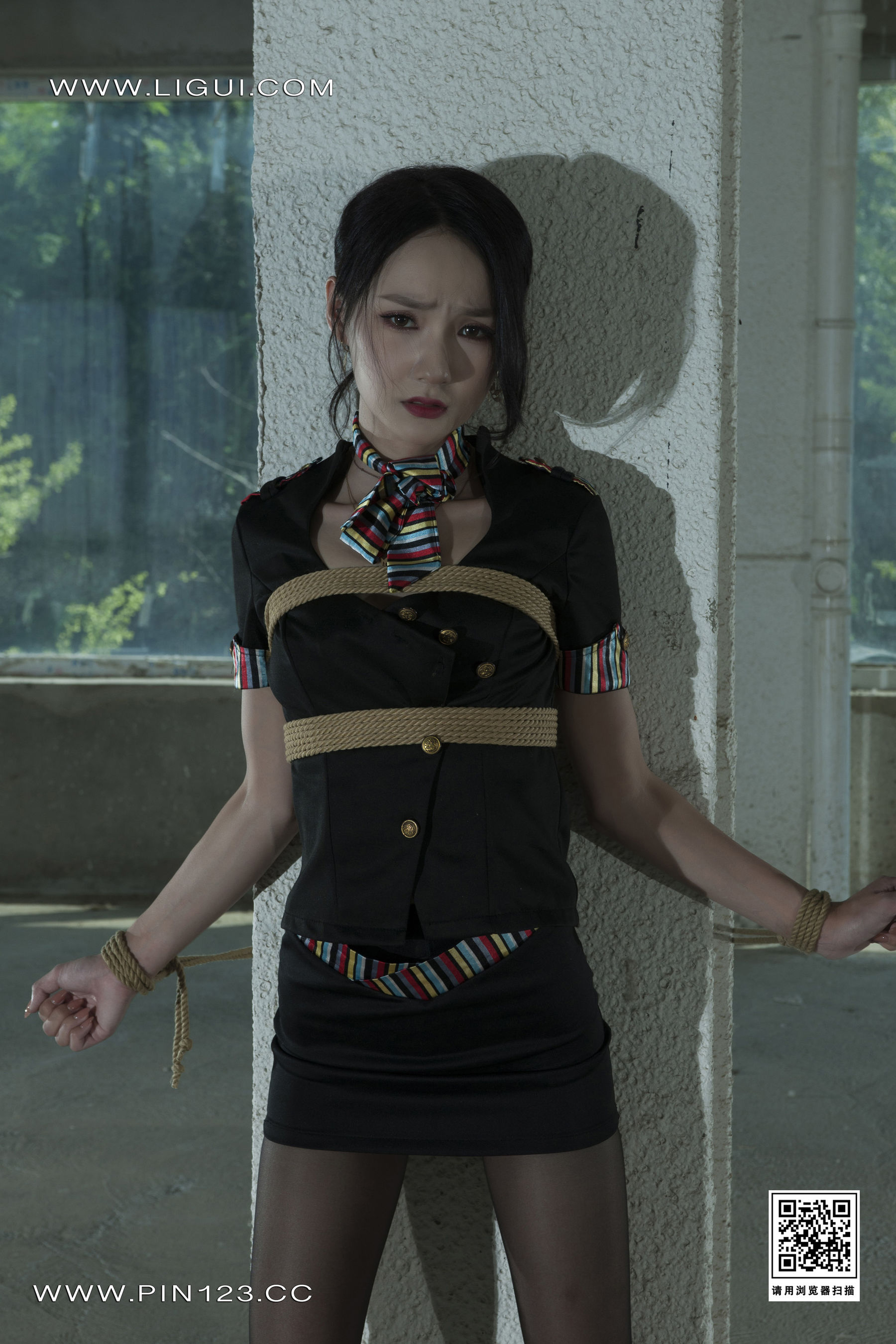 图片[7]-[丽柜Ligui] 心心 劫持空姐-秀臀网-高品质图集网