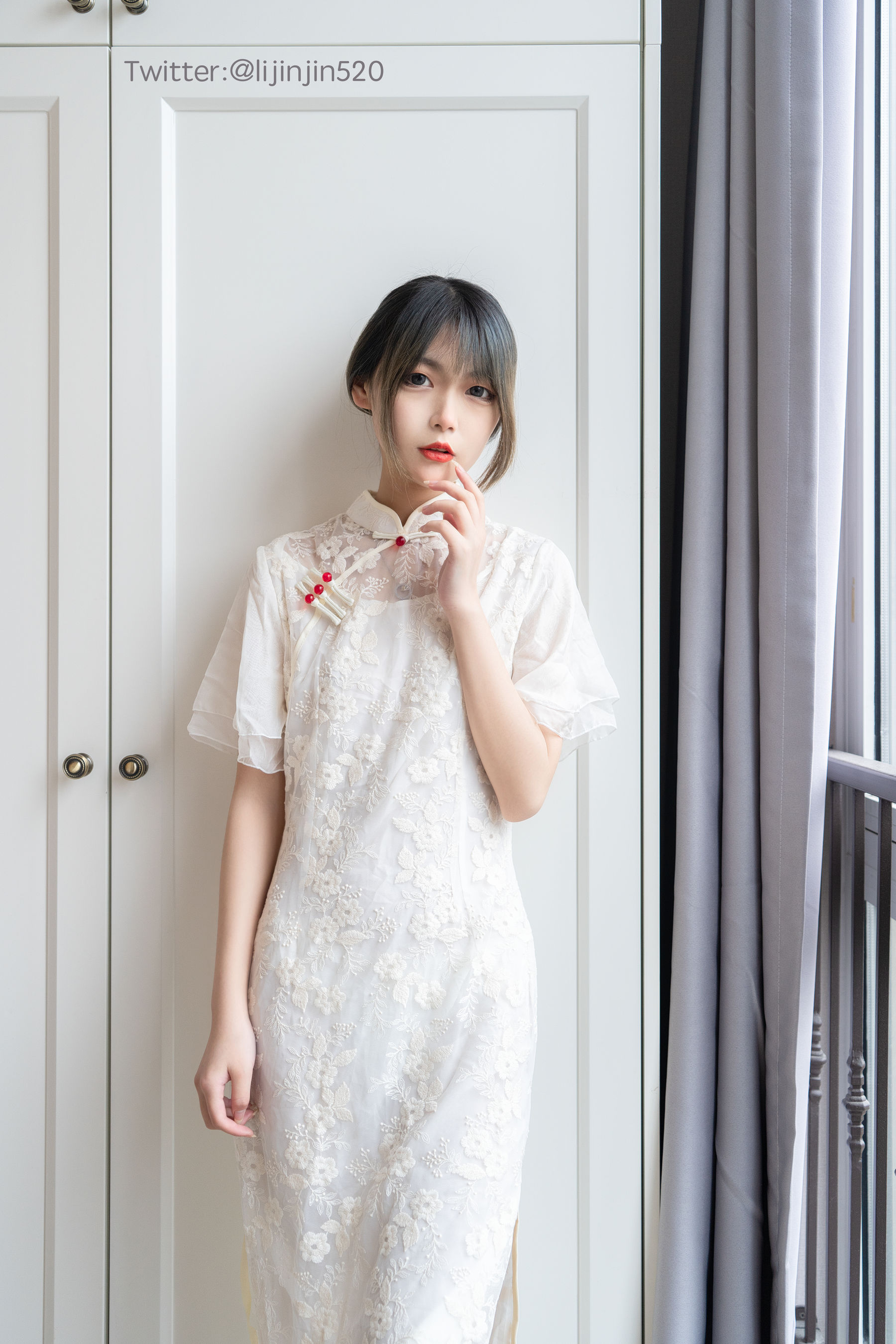 图片[3]-梨瑾瑾 – 改良旗袍-蕾丝百合网-美图分享,Cosplay美图,私房写真,套图下载