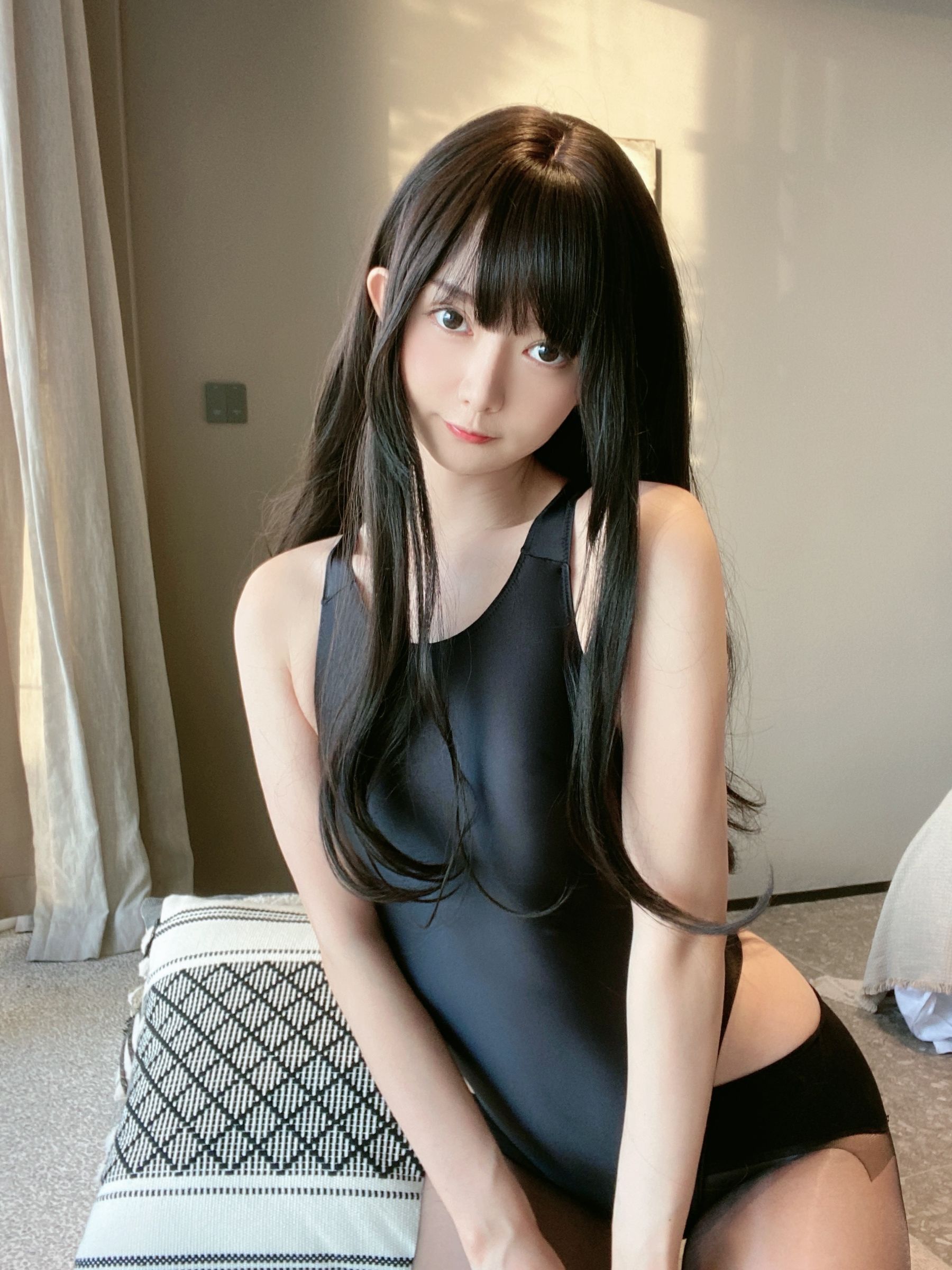 图片[9]-[福利COS] 51酱 – 黑红泳装-秀臀网-高品质图集网