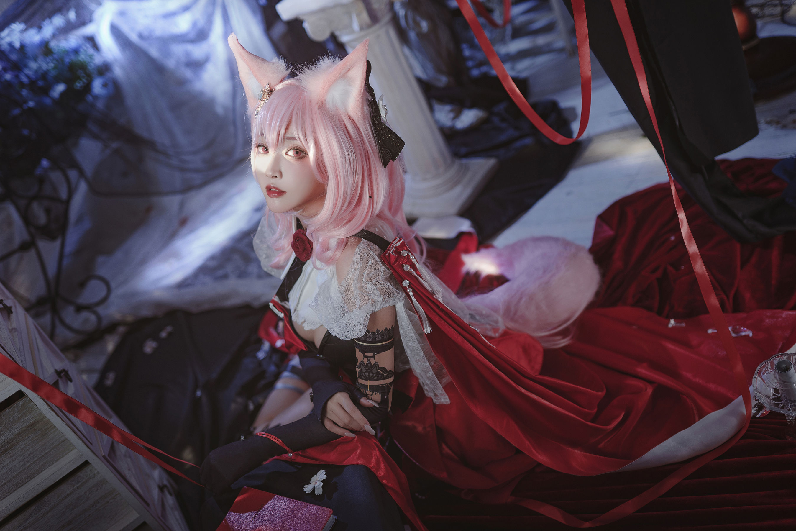 图片[2]-宫本桜 – 明日方舟 鸿雪-蕾丝百合网-美图分享,Cosplay美图,私房写真,套图下载
