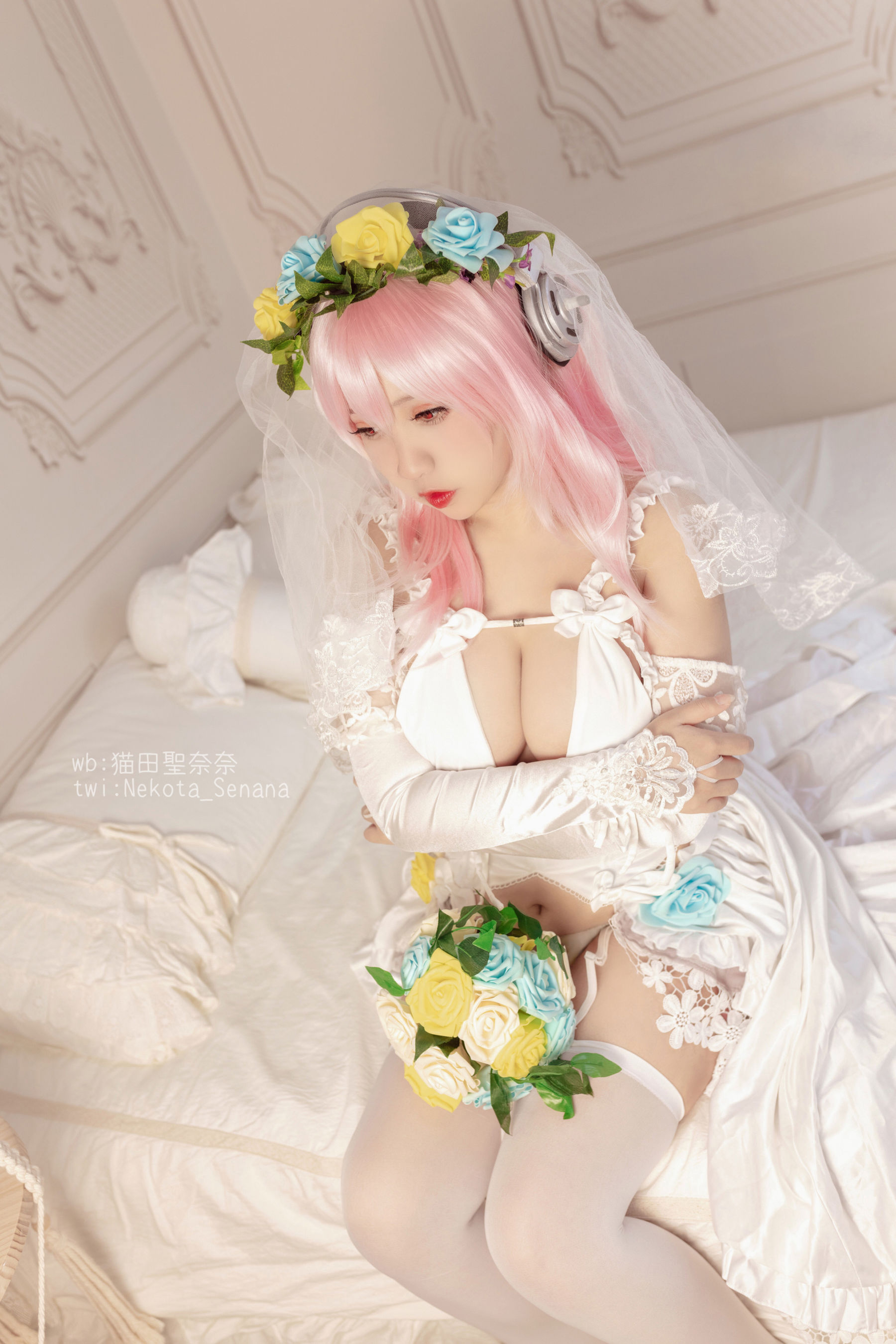 图片[8]-[COS福利] 动漫博主貓田聖奈奈 – 索尼子十周年花嫁-秀臀网-高品质图集网