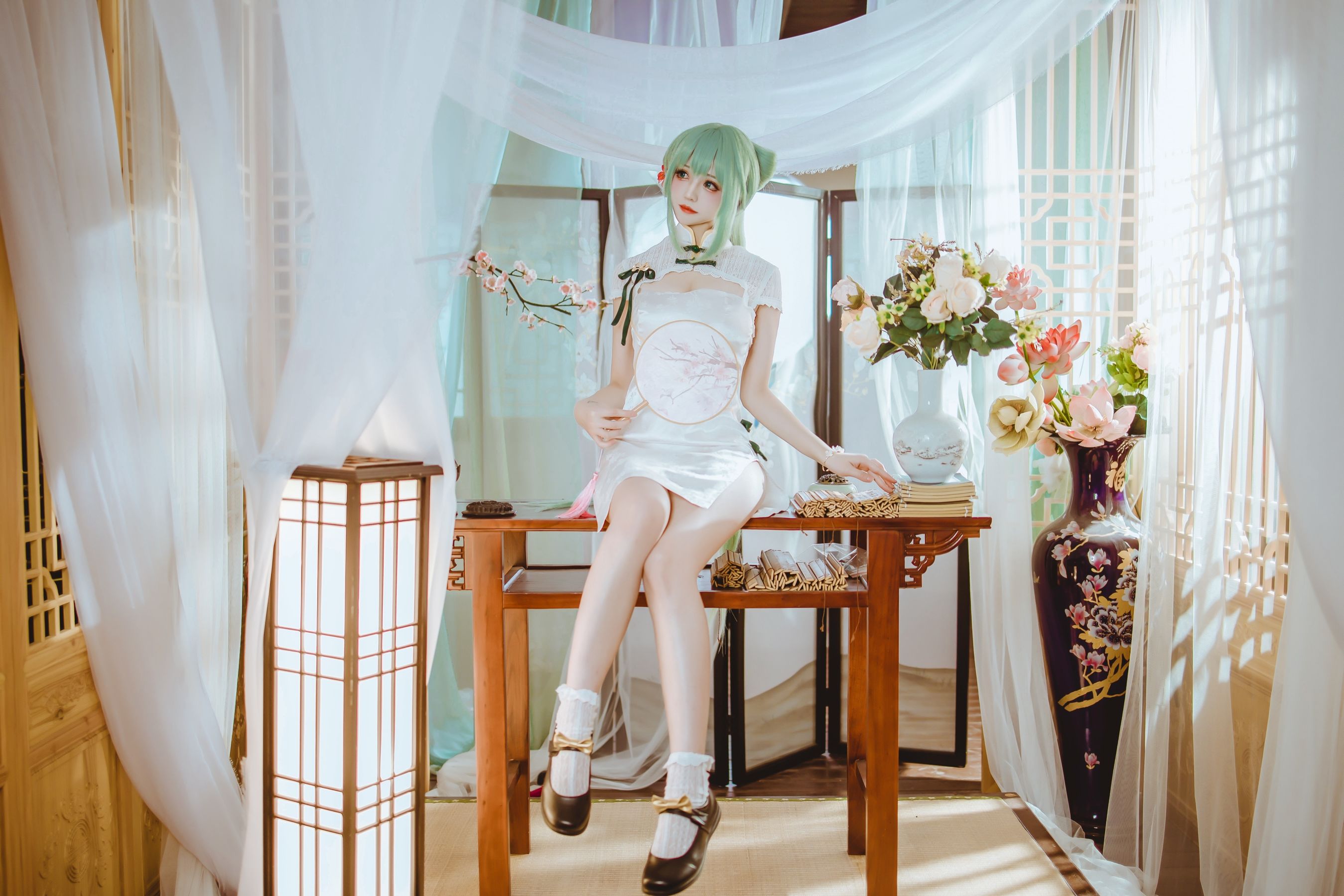 图片[7]-[COS福利] Coser衣衣 – 初音韶华-秀臀网-高品质图集网