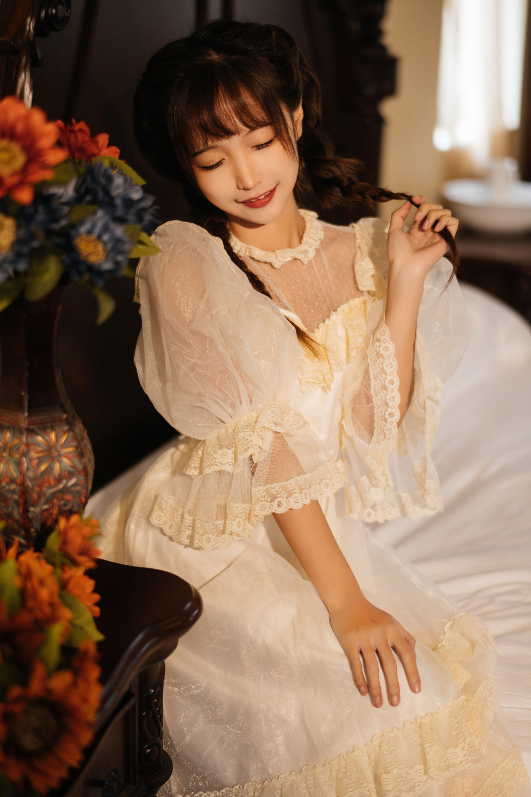 [COS福利] 动漫博主蠢沫沫 – 古着-蕾丝百合网-美图分享,Cosplay美图,私房写真,套图下载